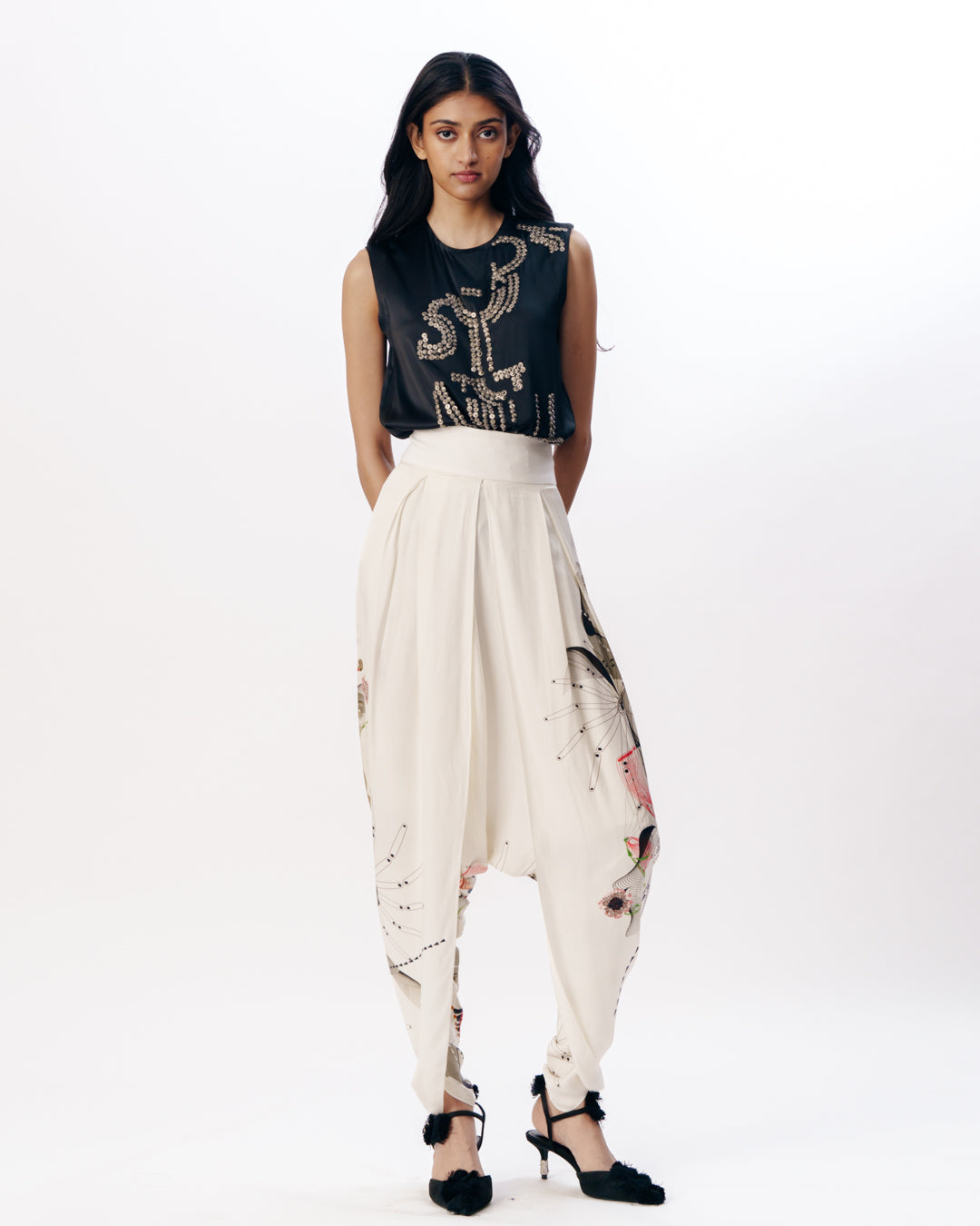 Printed Dhoti Pants