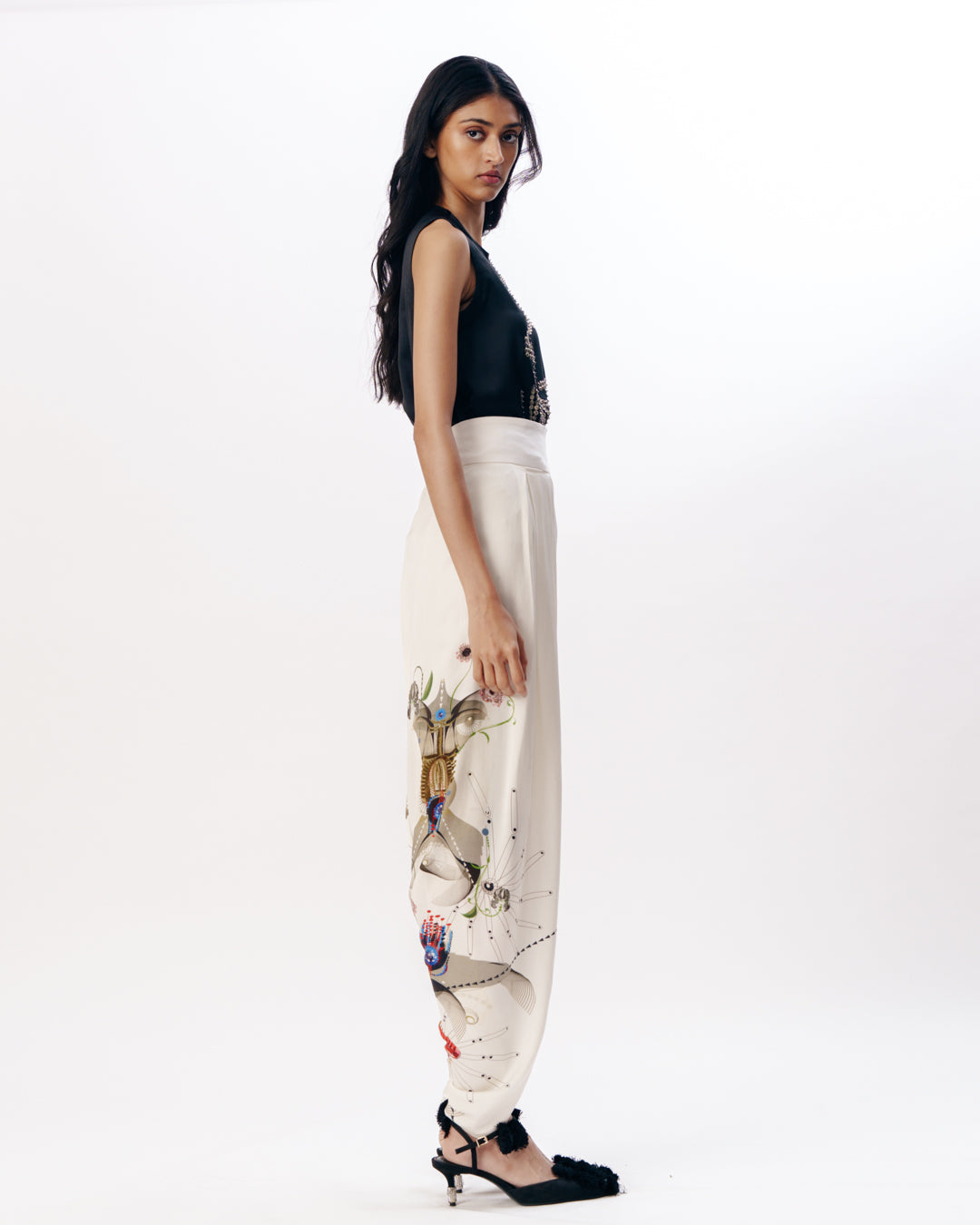 Printed Dhoti Pants