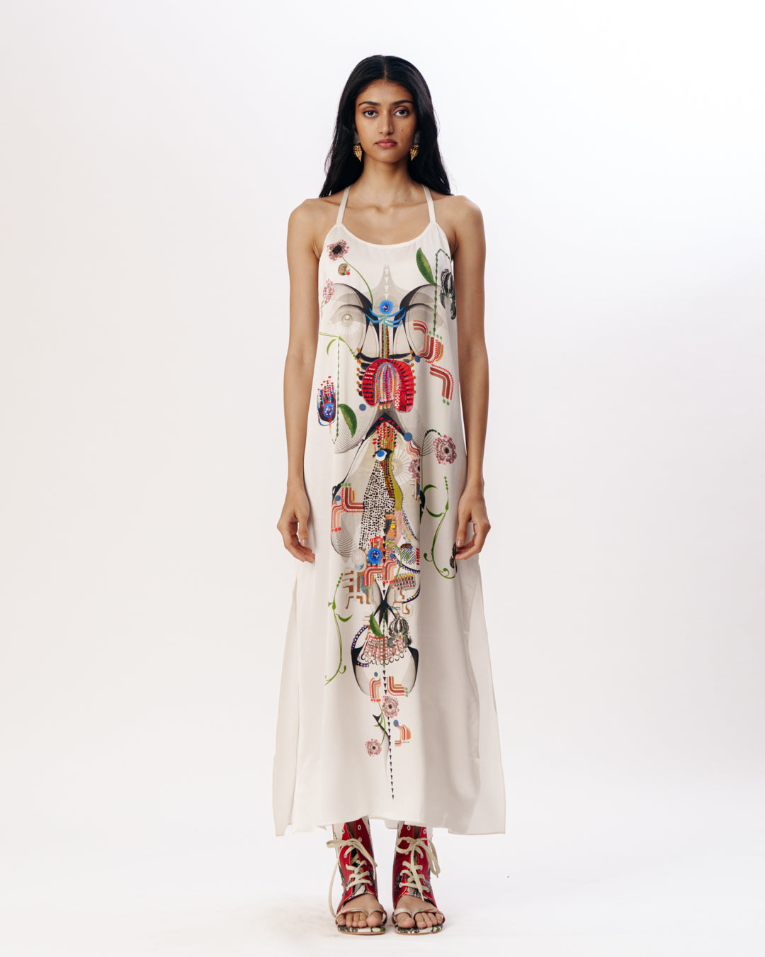 Slip Dress With Shirt Layer