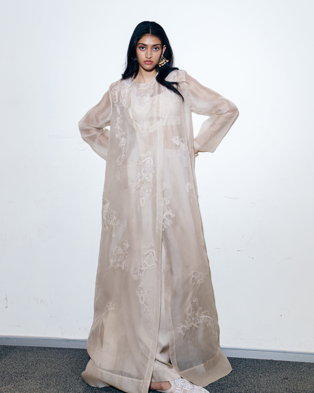 Bra Top With Angrakha Layer
