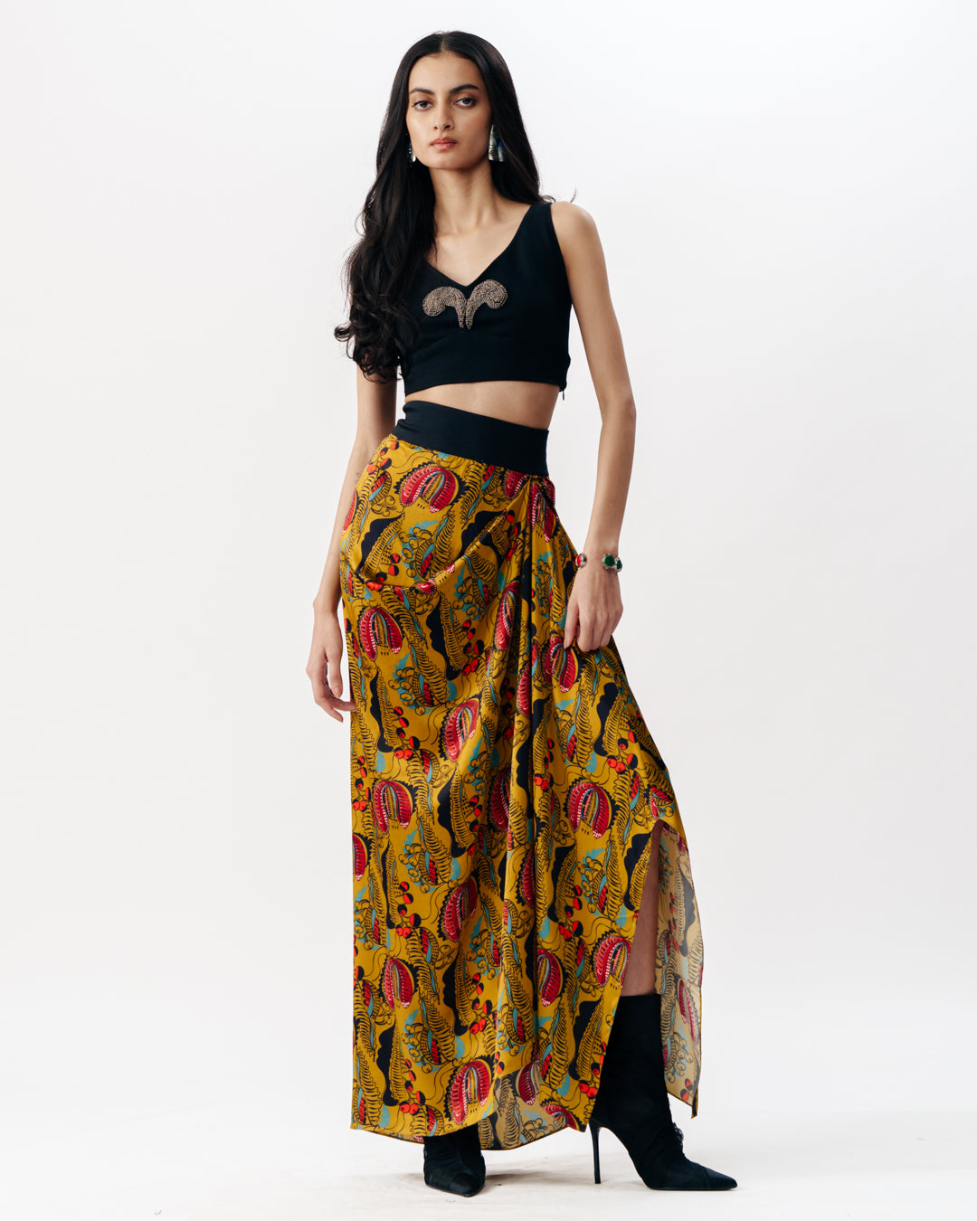 Draped Pick Up Skirt