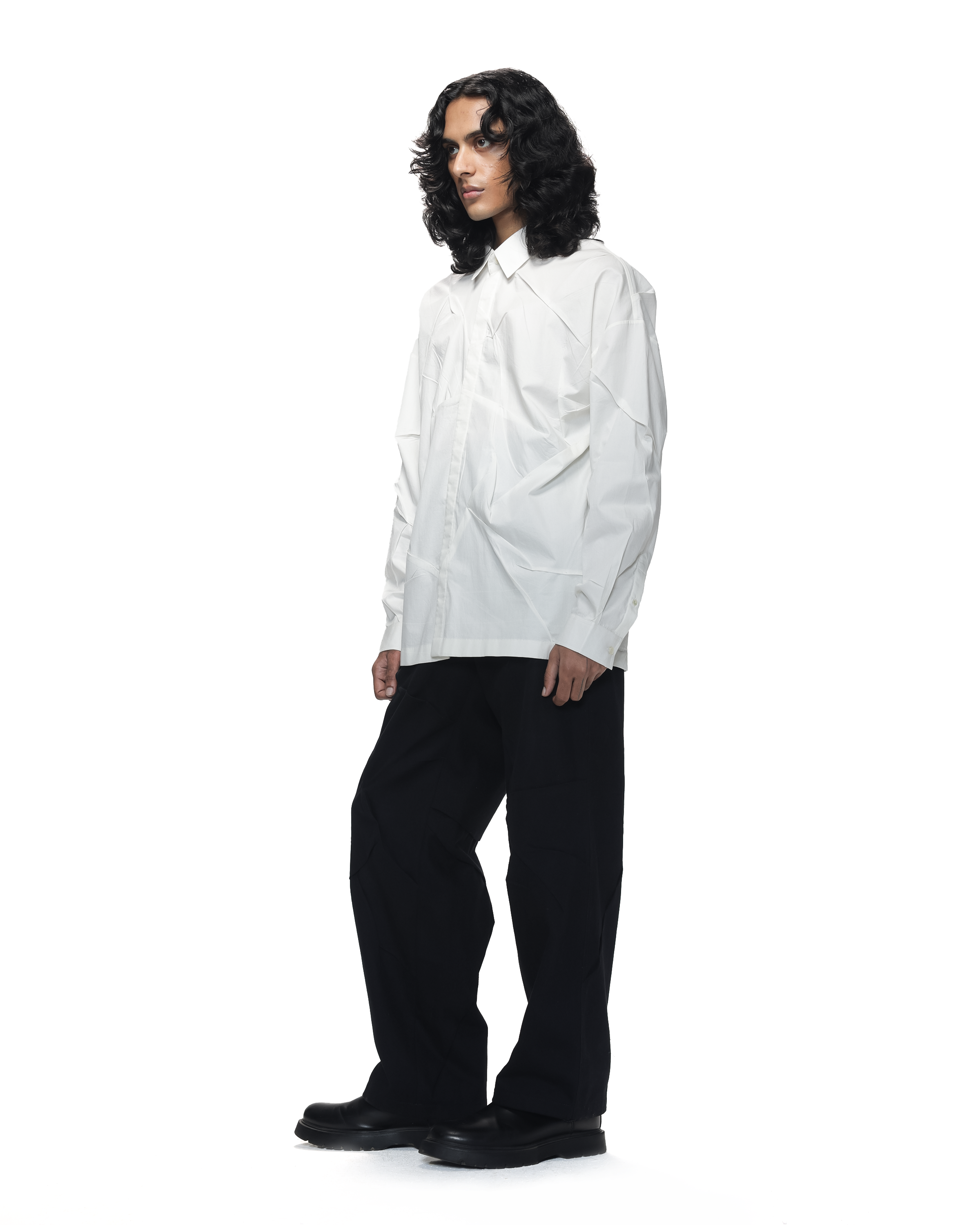 Deformed Hand Tuck Shirt