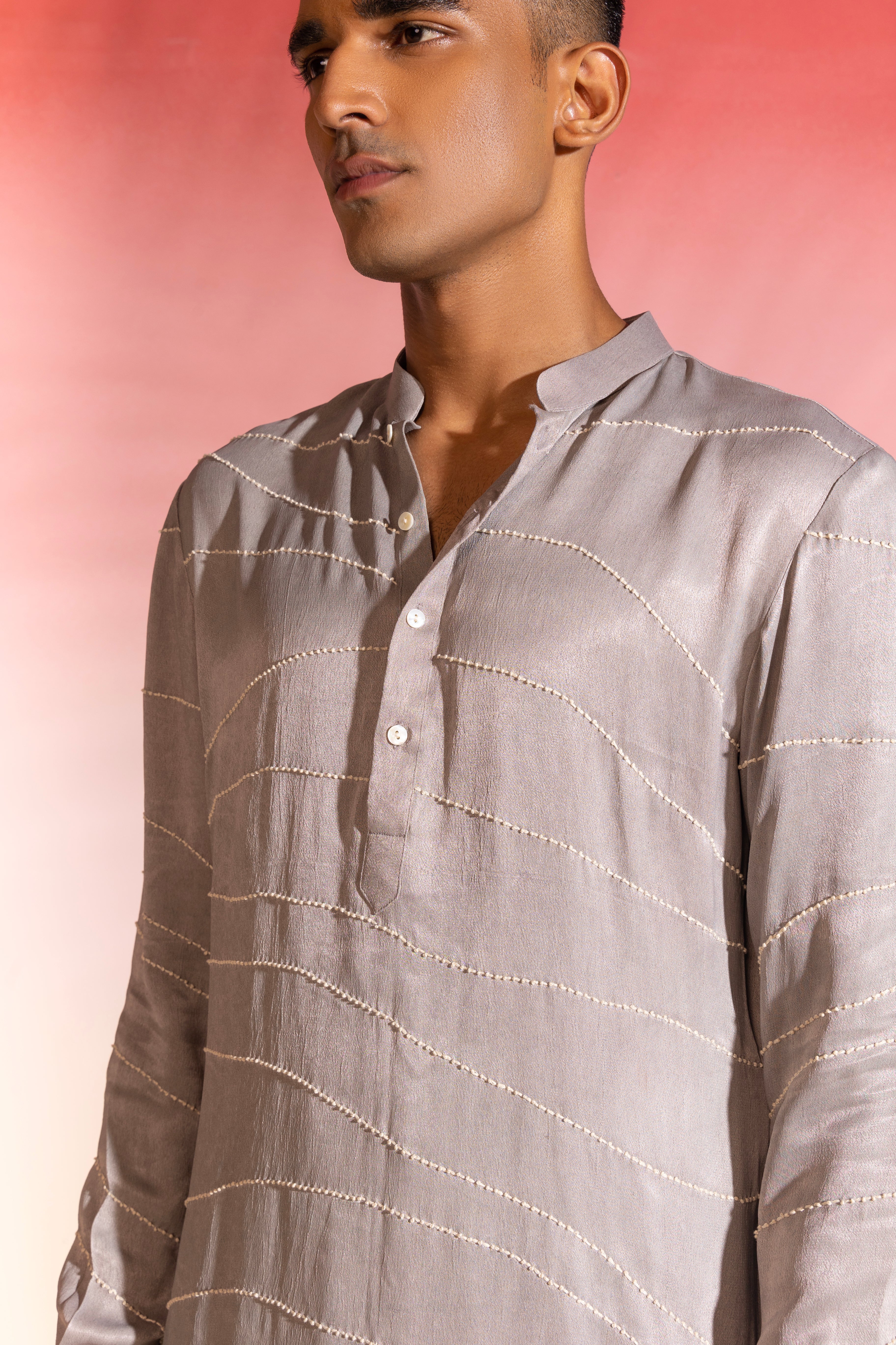 Flow Embroidered Kurta