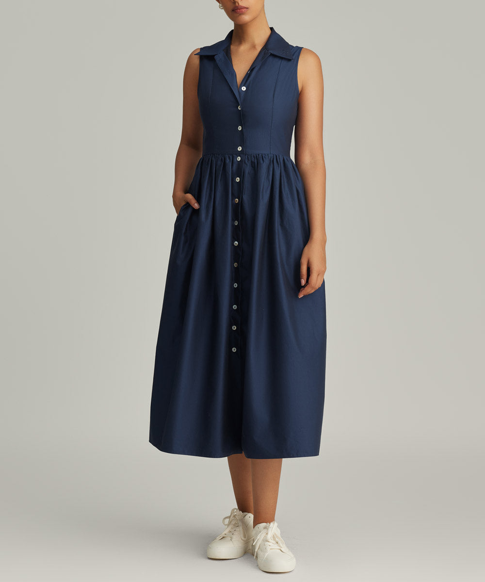 Egyptian Cotton Long Tennis Dress
