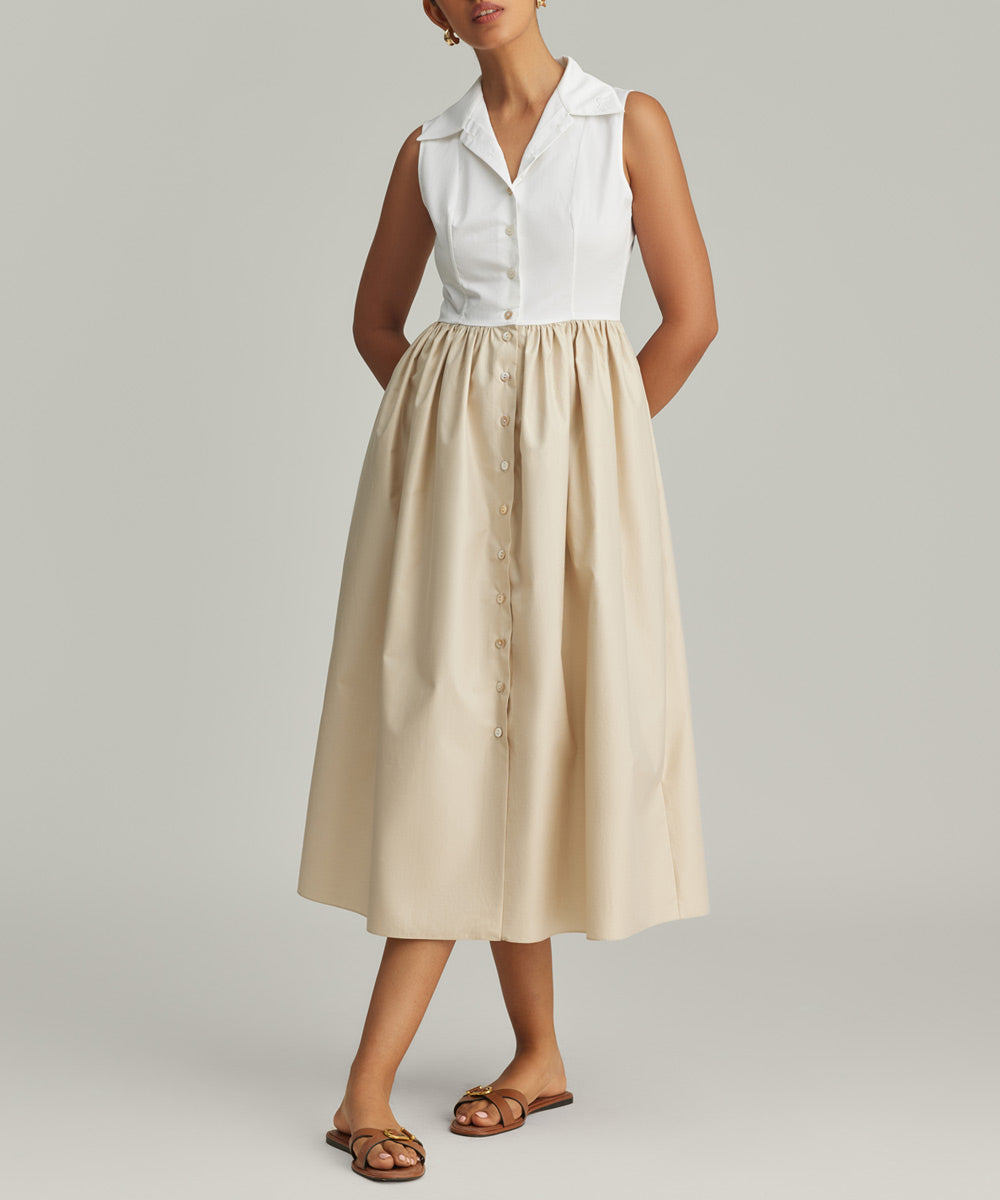 Egyptian Cotton Long Tennis Dress