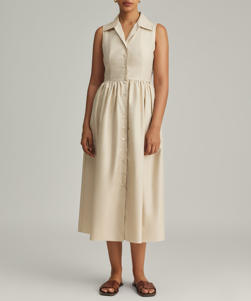 Egyptian Cotton Long Tennis Dress