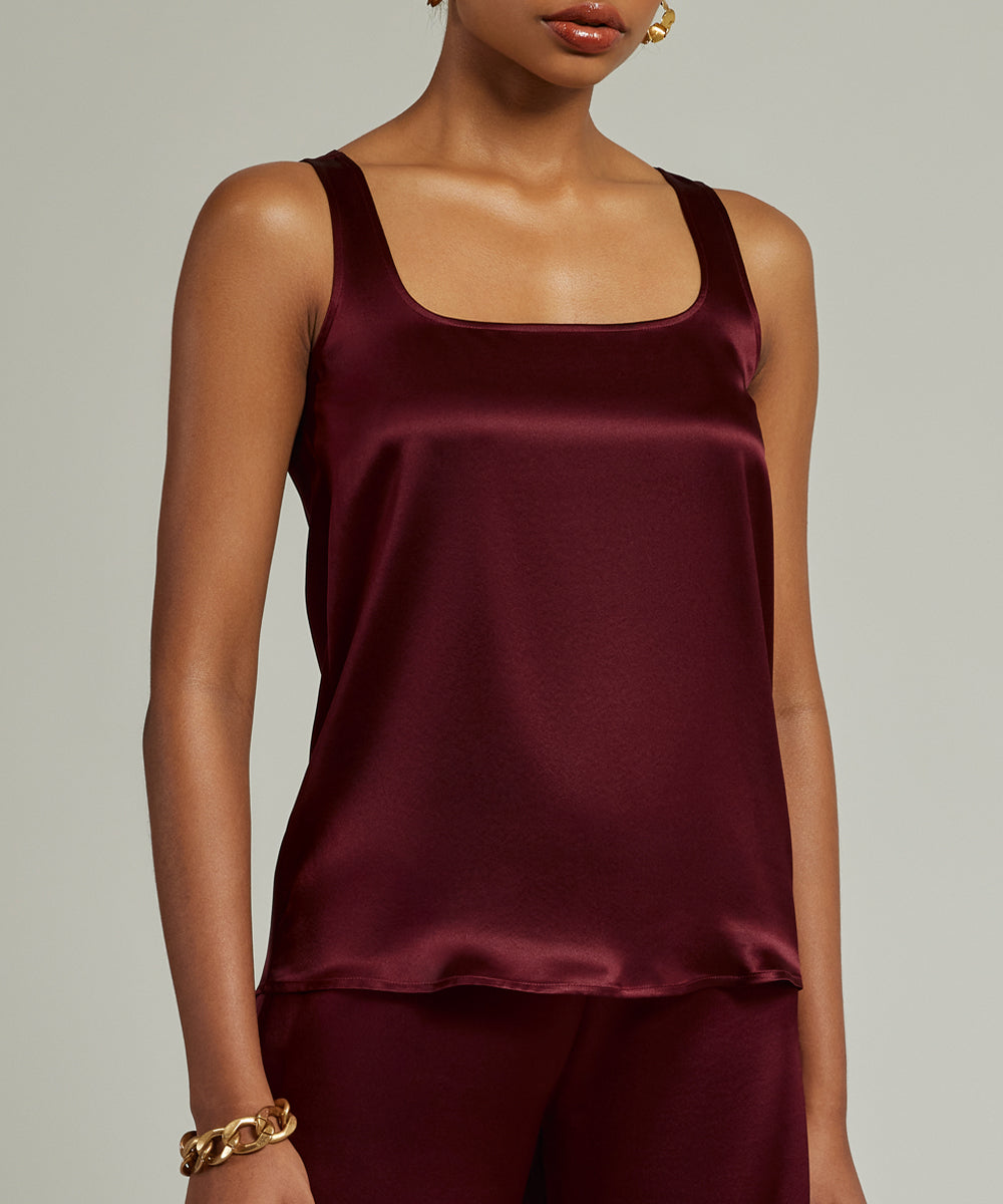 Espresso Silk Camisole