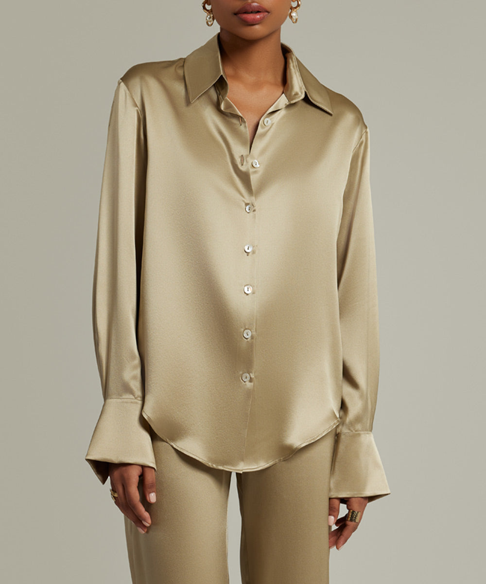 Silk Oversized Shirt
