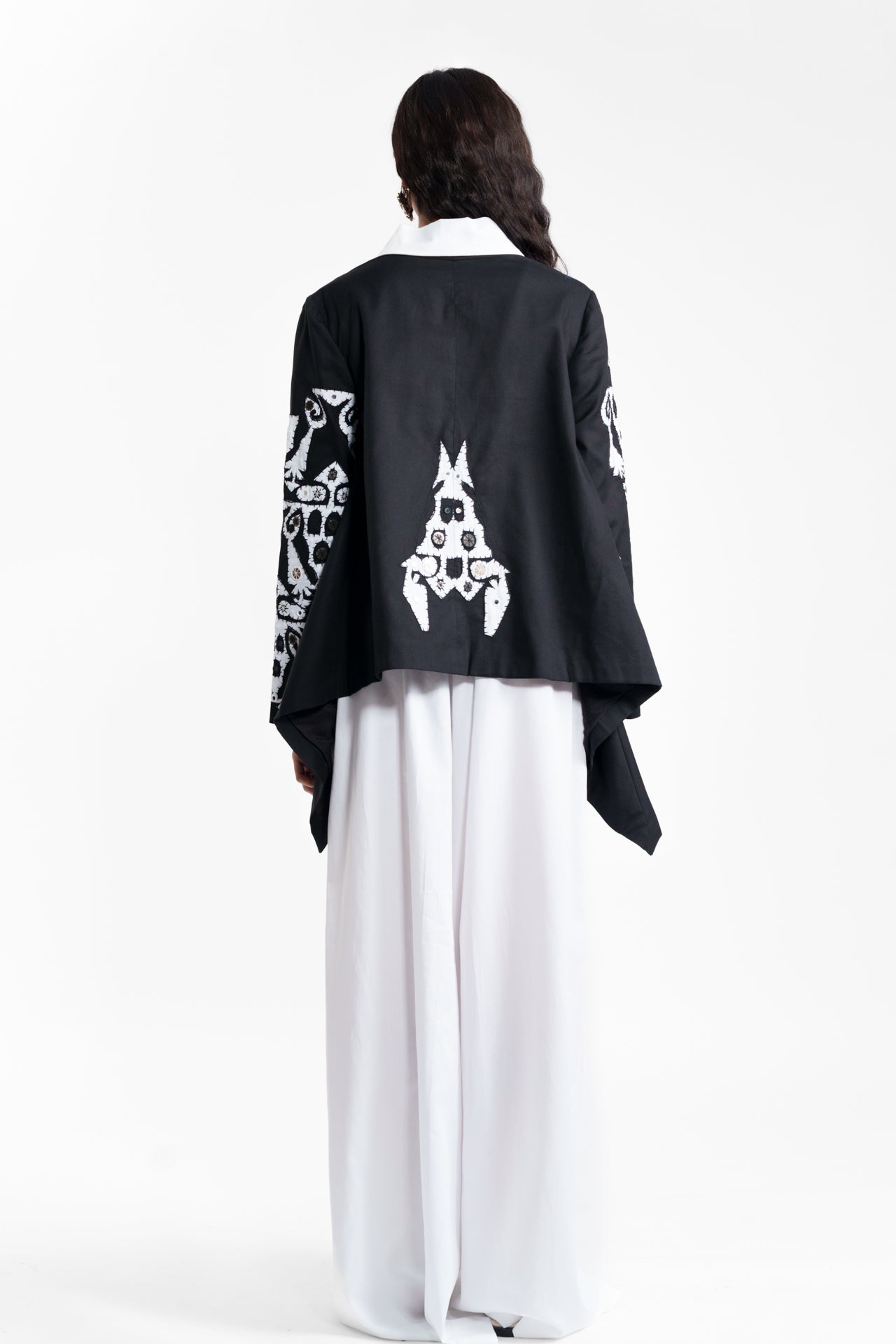 Appliqué Wrap Jacket