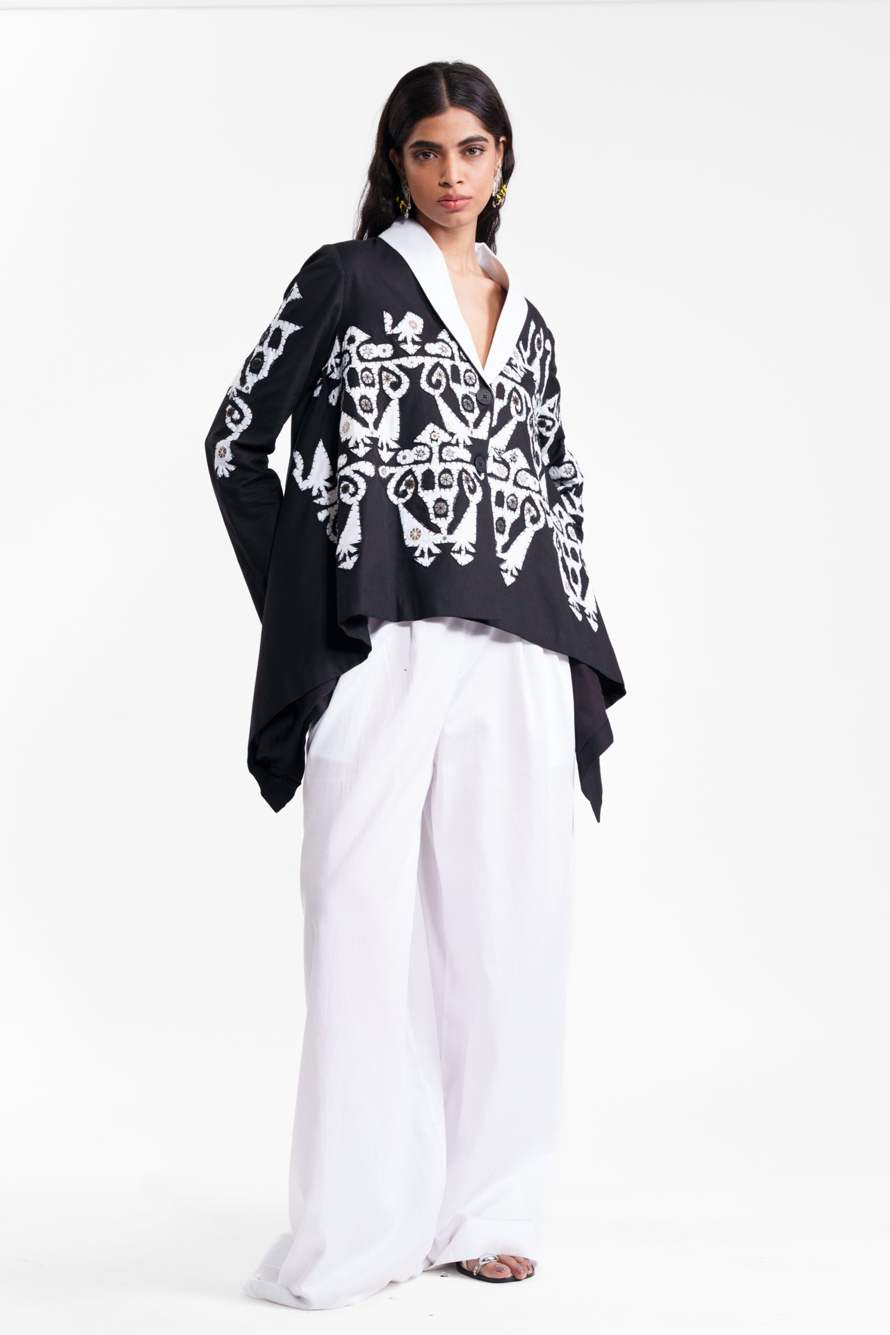 Appliqué Wrap Jacket