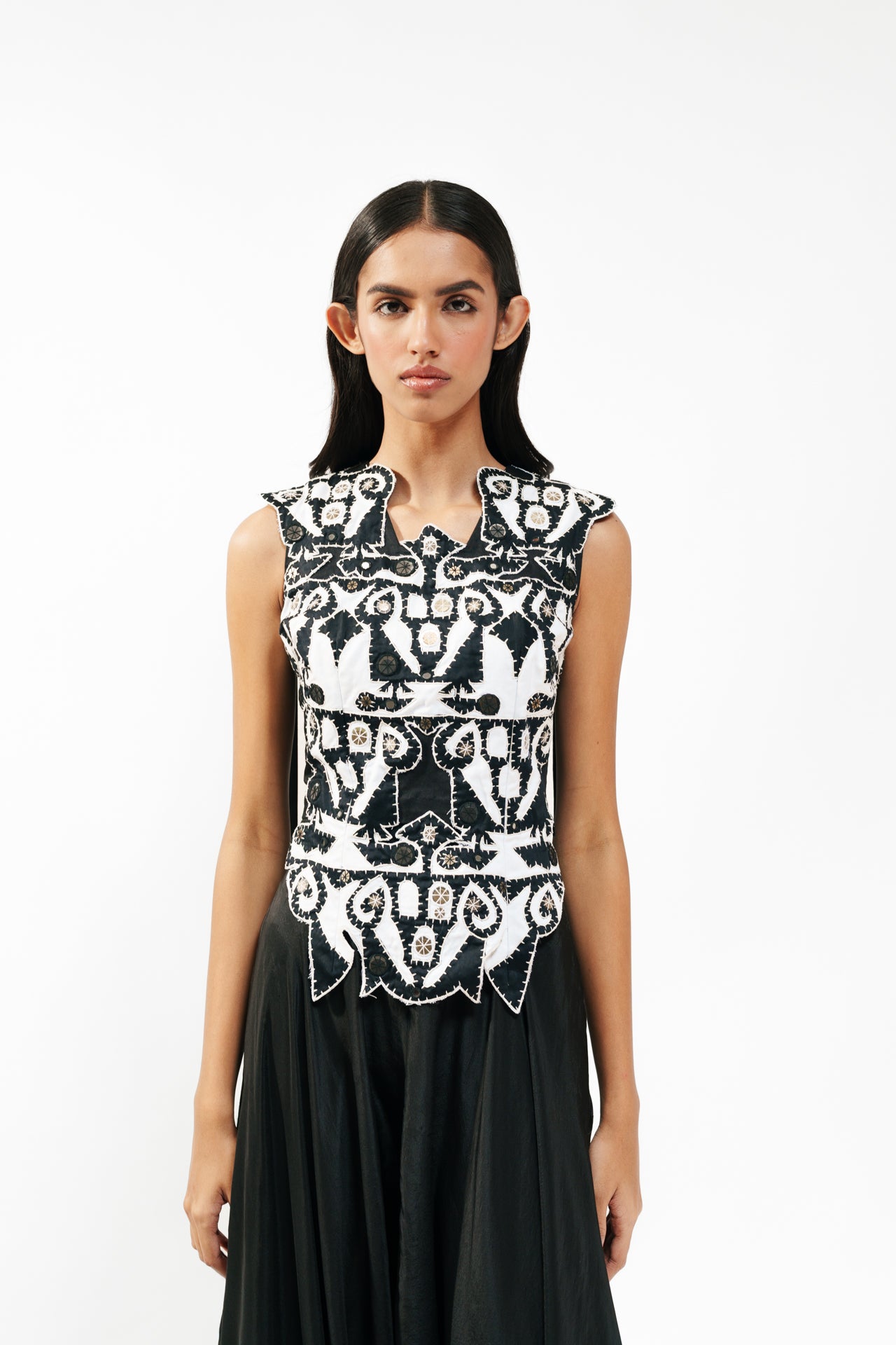 Appliqué Top And Trouser Set