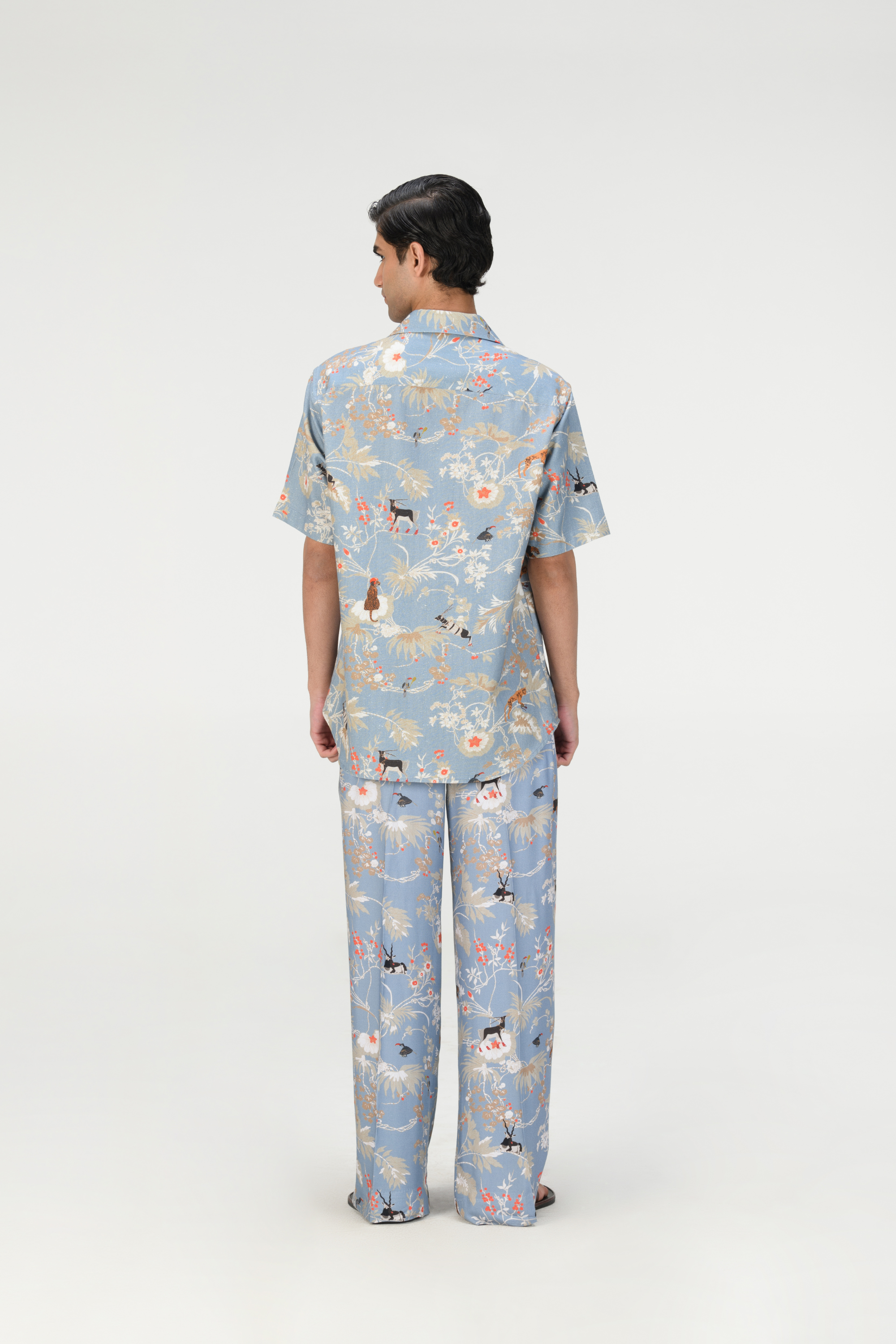 Rainforest Bush Shirt Monsoon Cloud Heavy Cotton