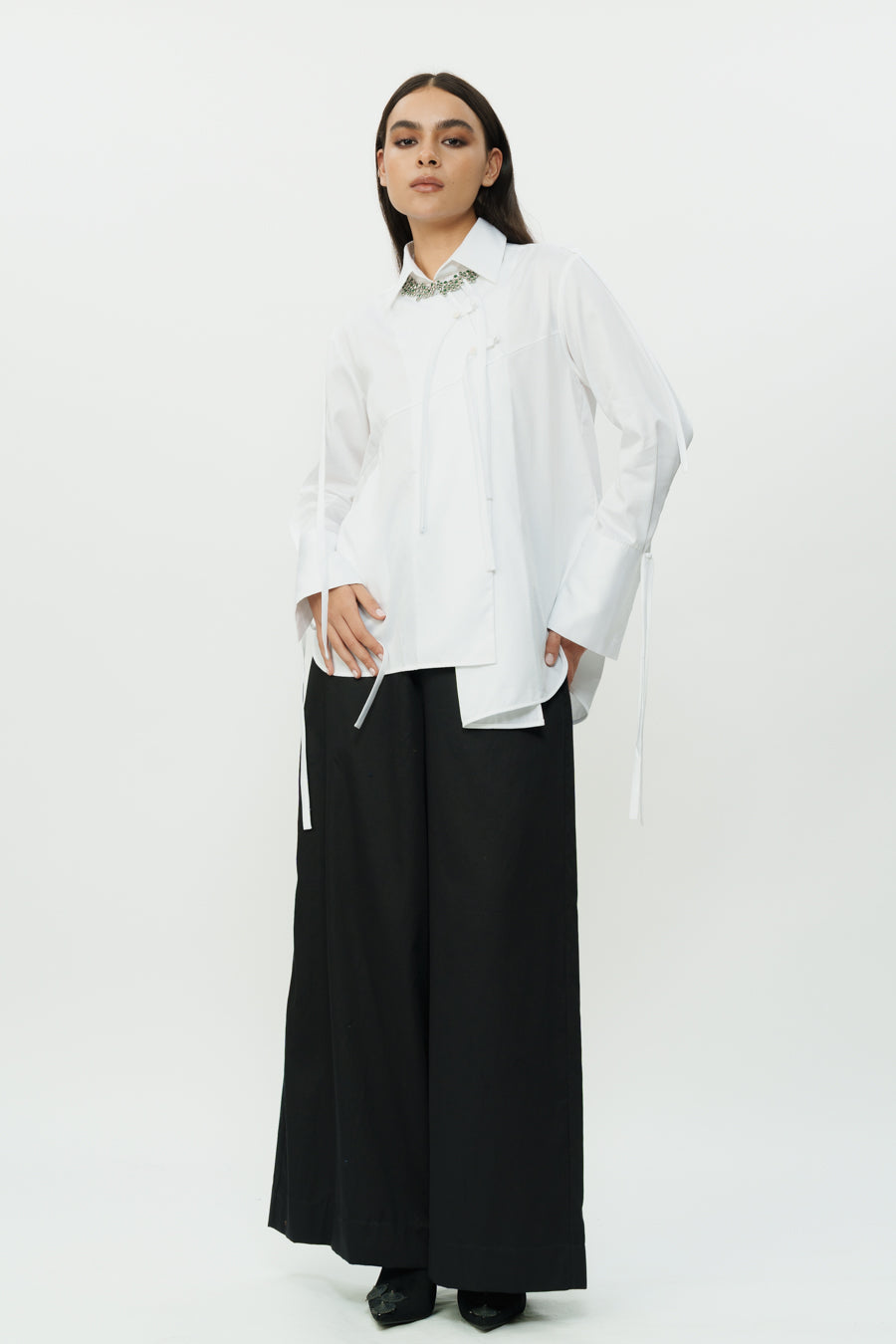 Black & White Shirt And Trouser