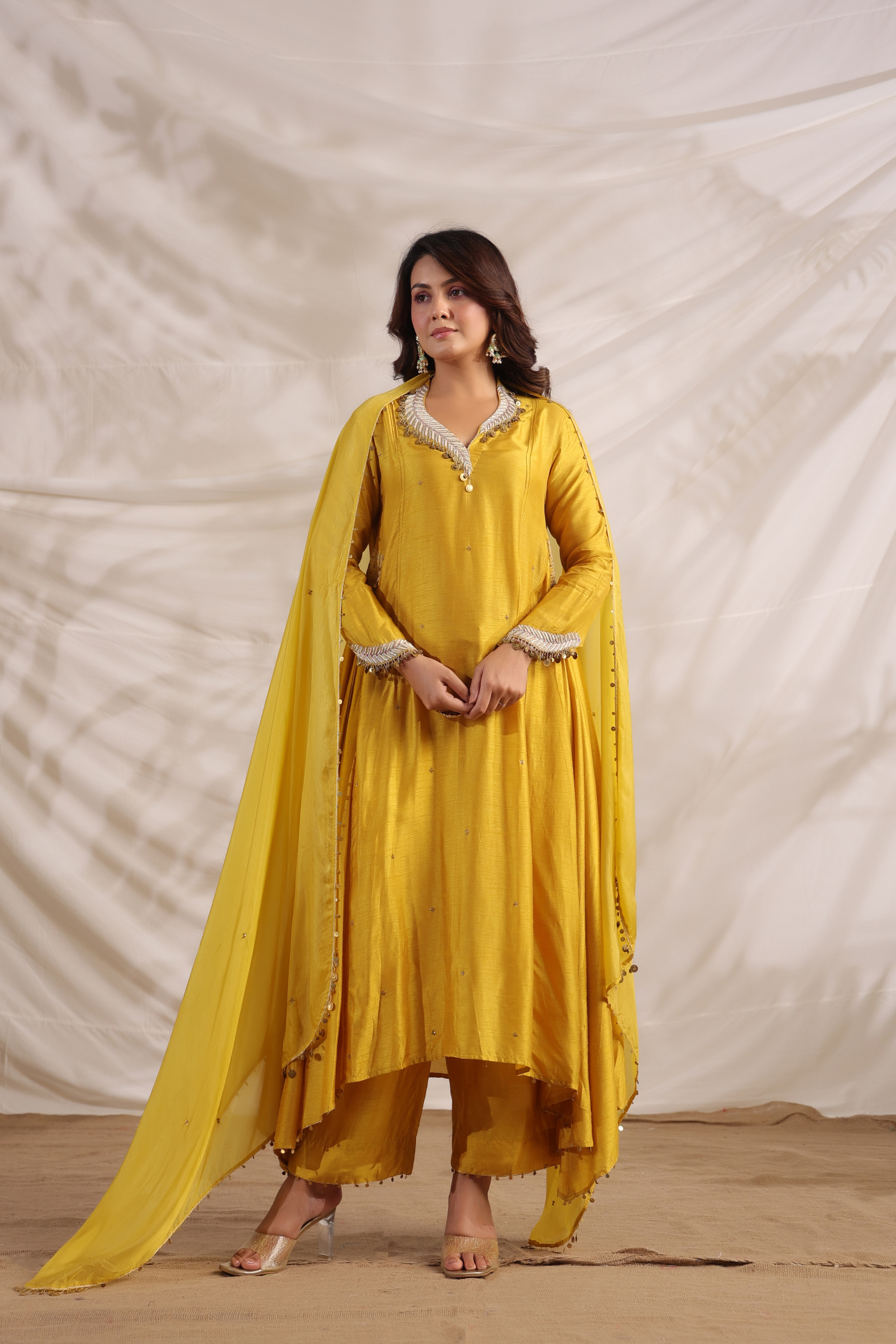 Pankh Anarkali Embroidered Kurta Set