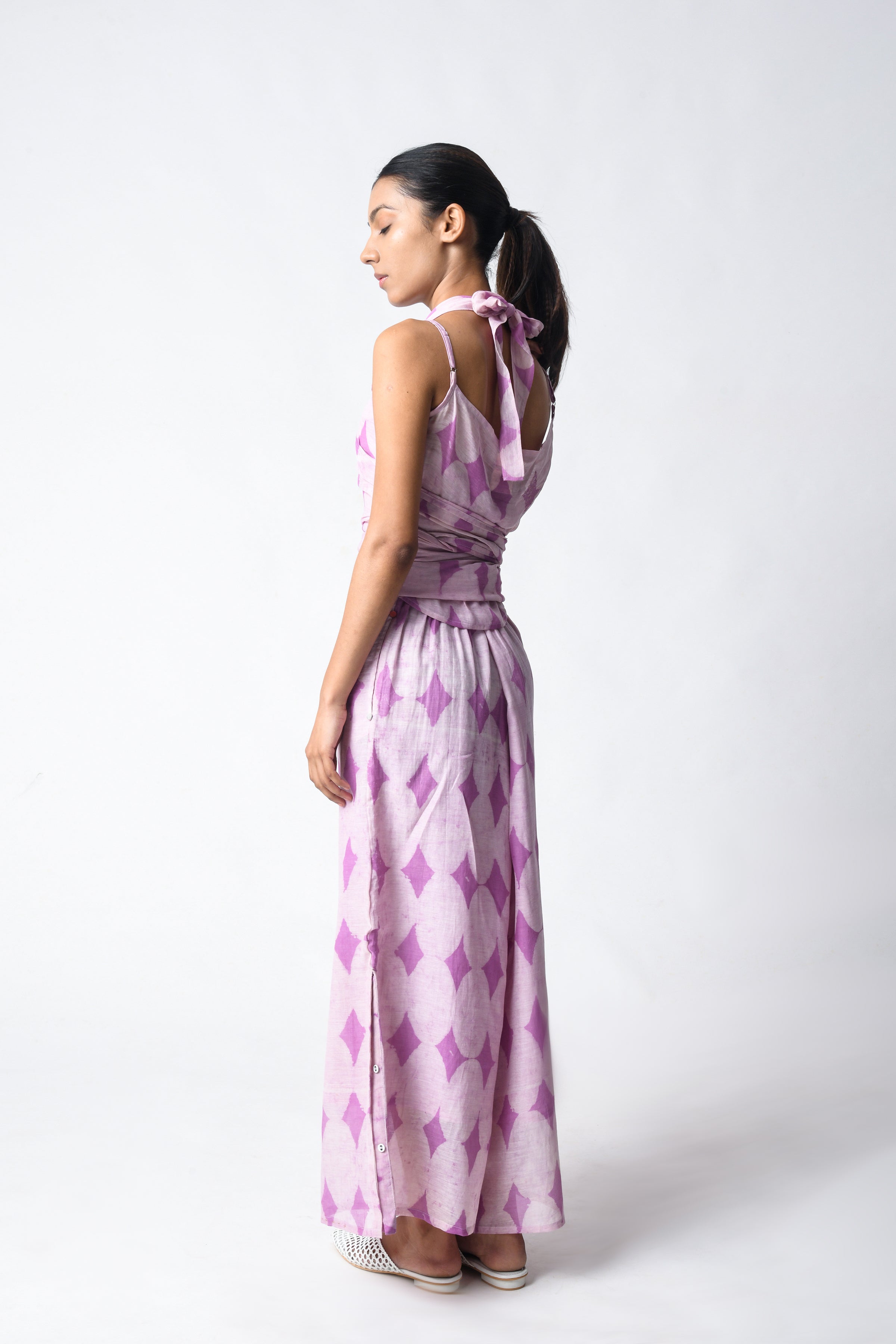 Waspie Coral Plum Set