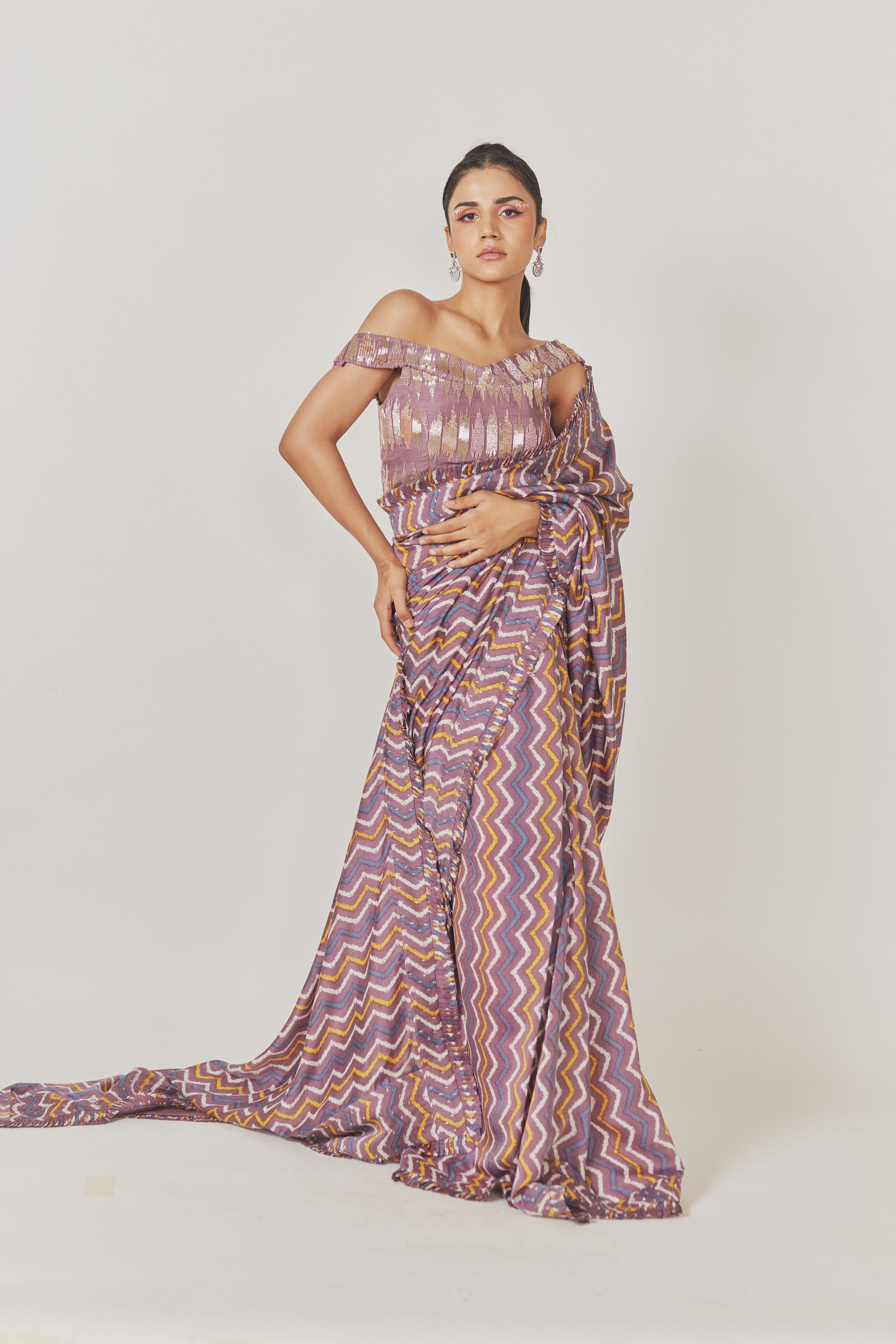 Mitra Saree with Blouse Set