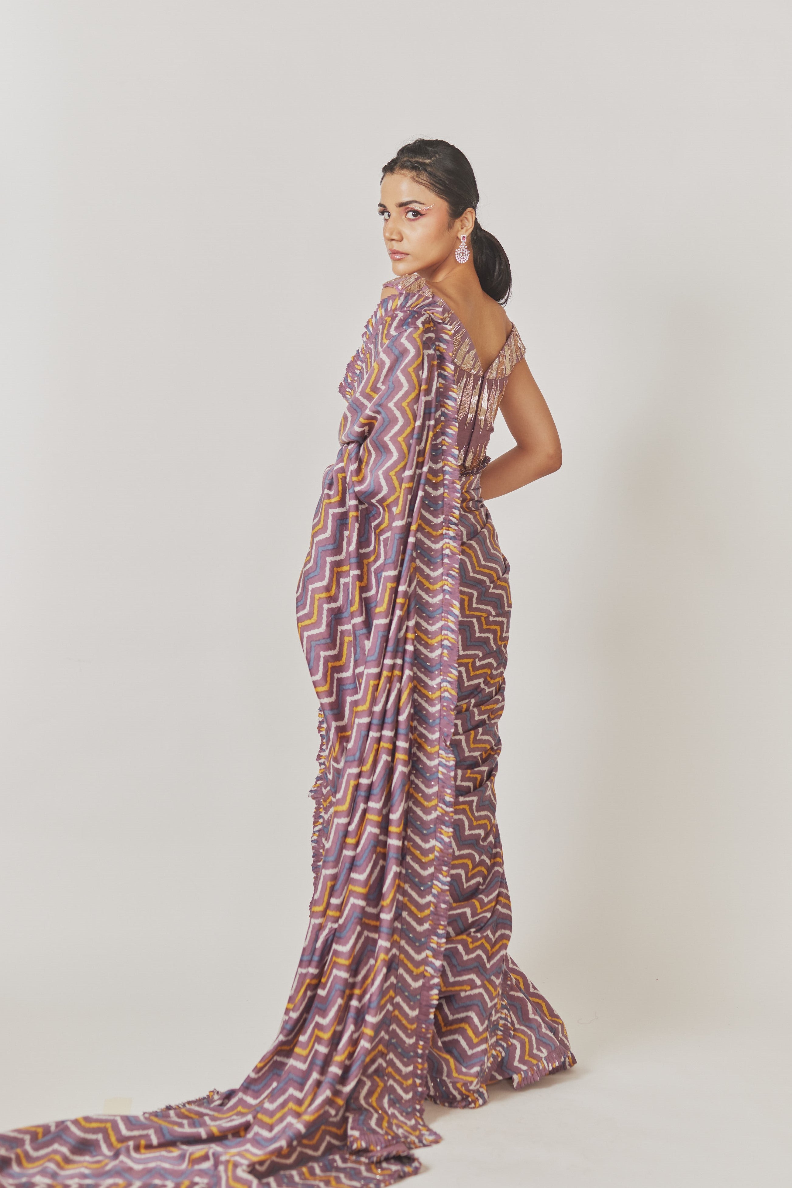 Mitra Saree with Blouse Set