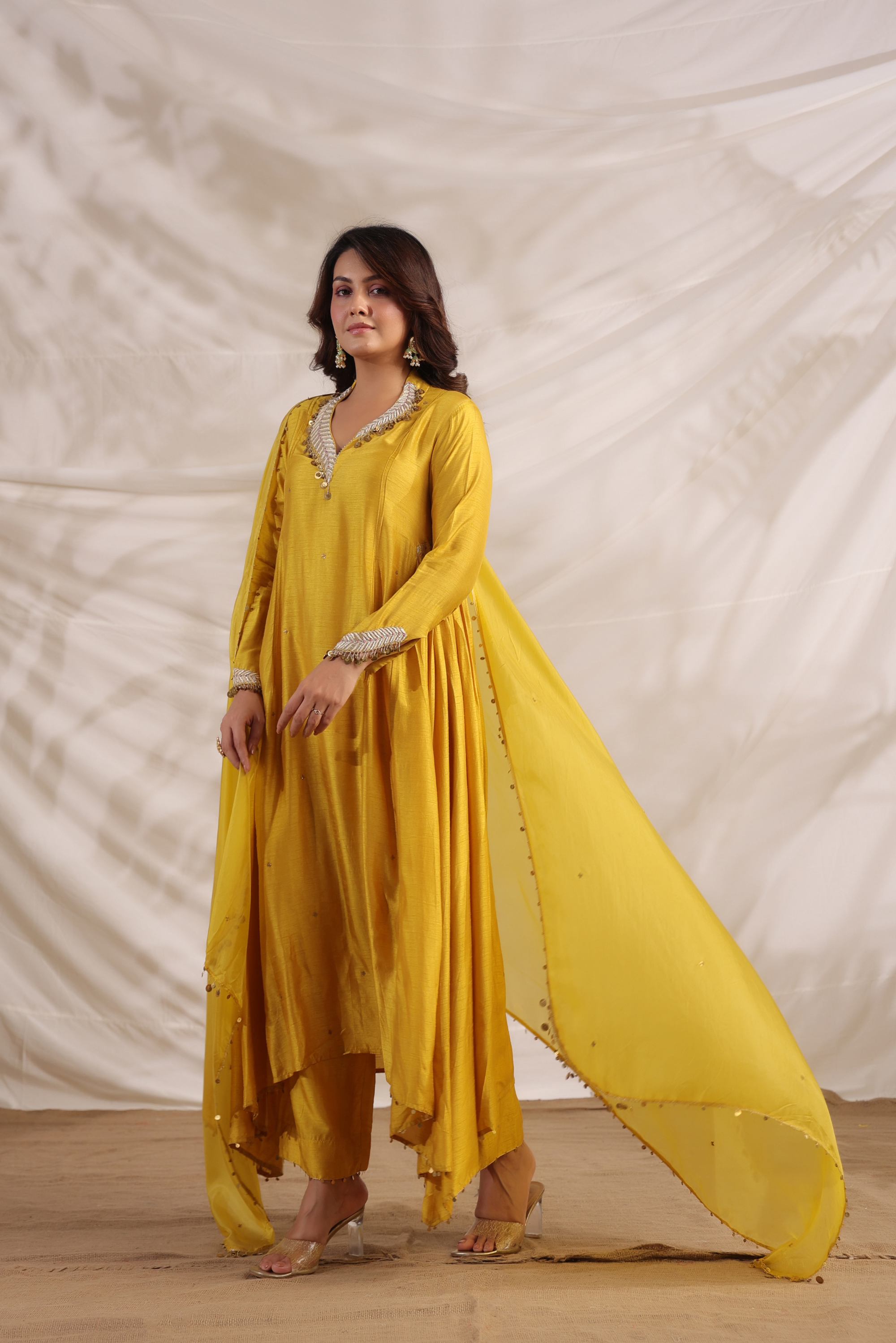Pankh Anarkali Embroidered Kurta Set
