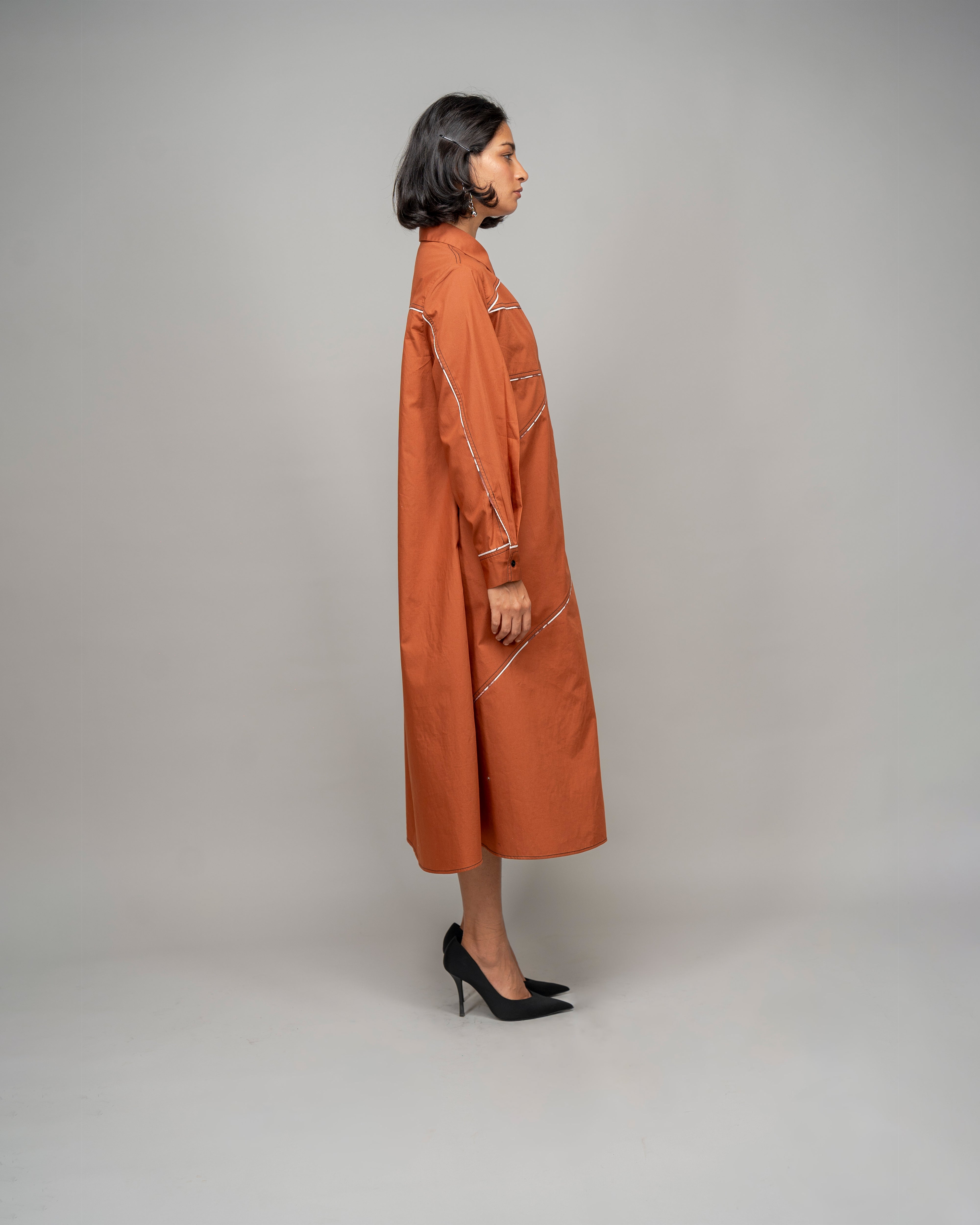 Berg Asymmetrical Shirt Dress