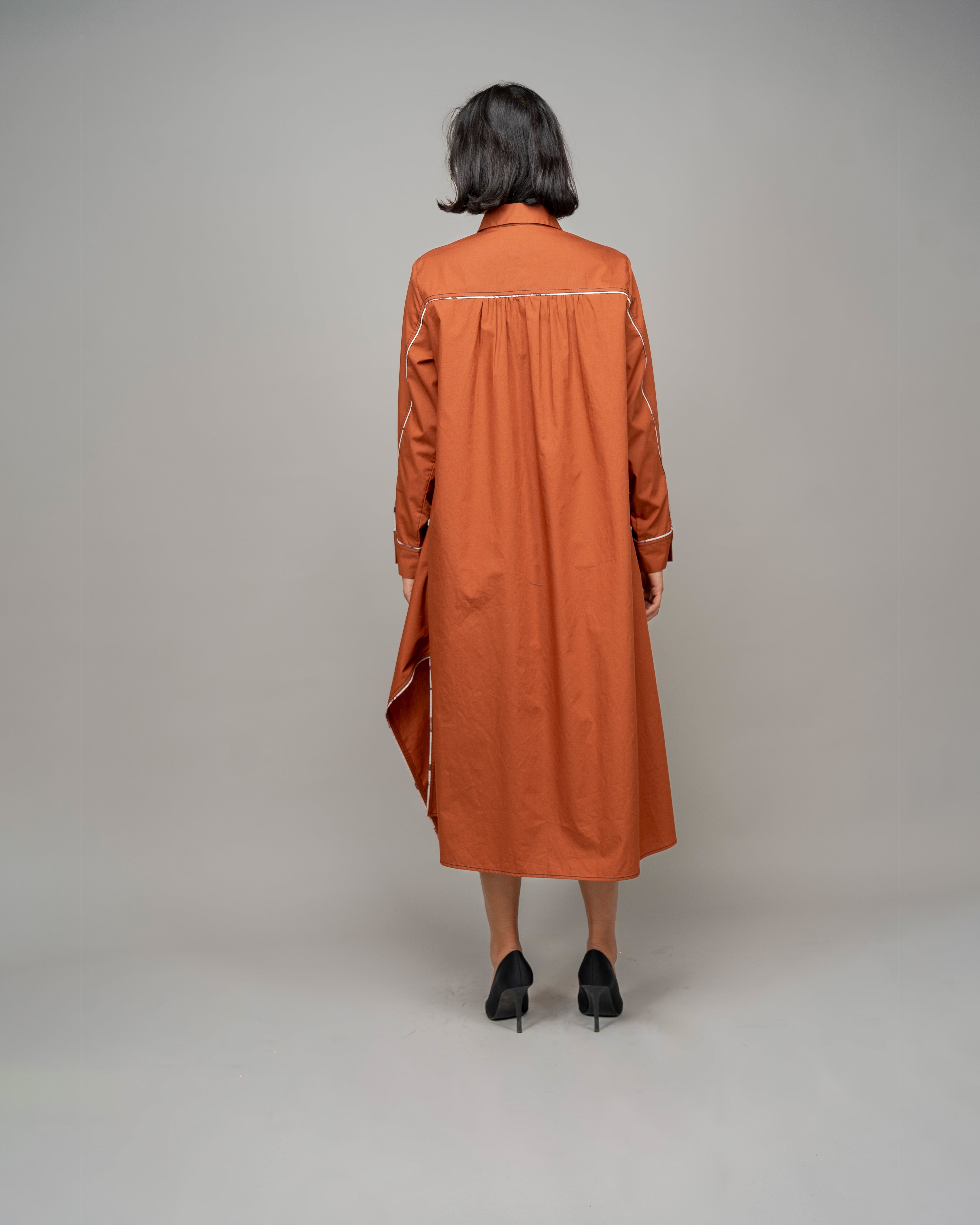 Berg Asymmetrical Shirt Dress