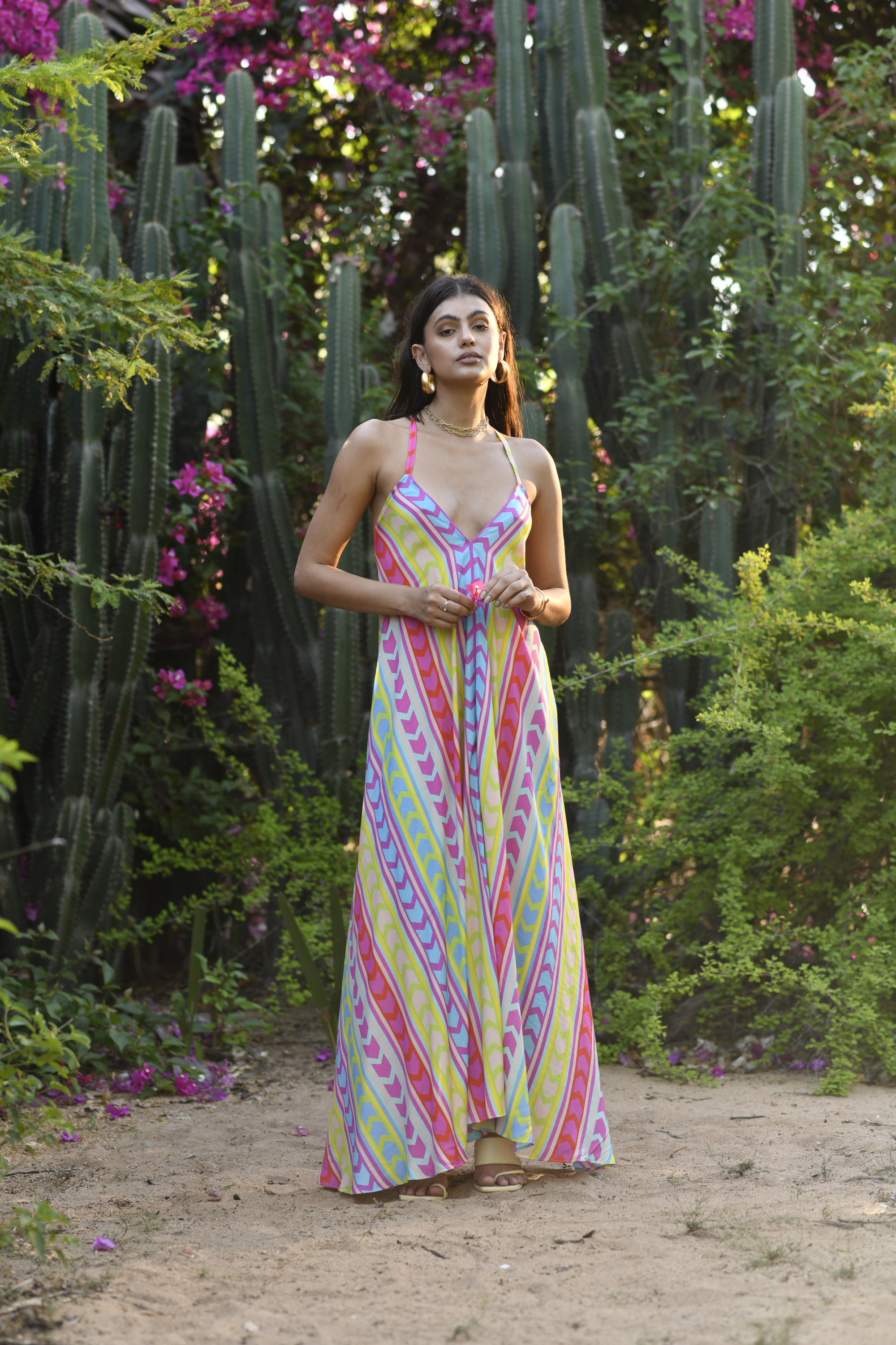 Juicy Cacti Sundown Maxi Dress