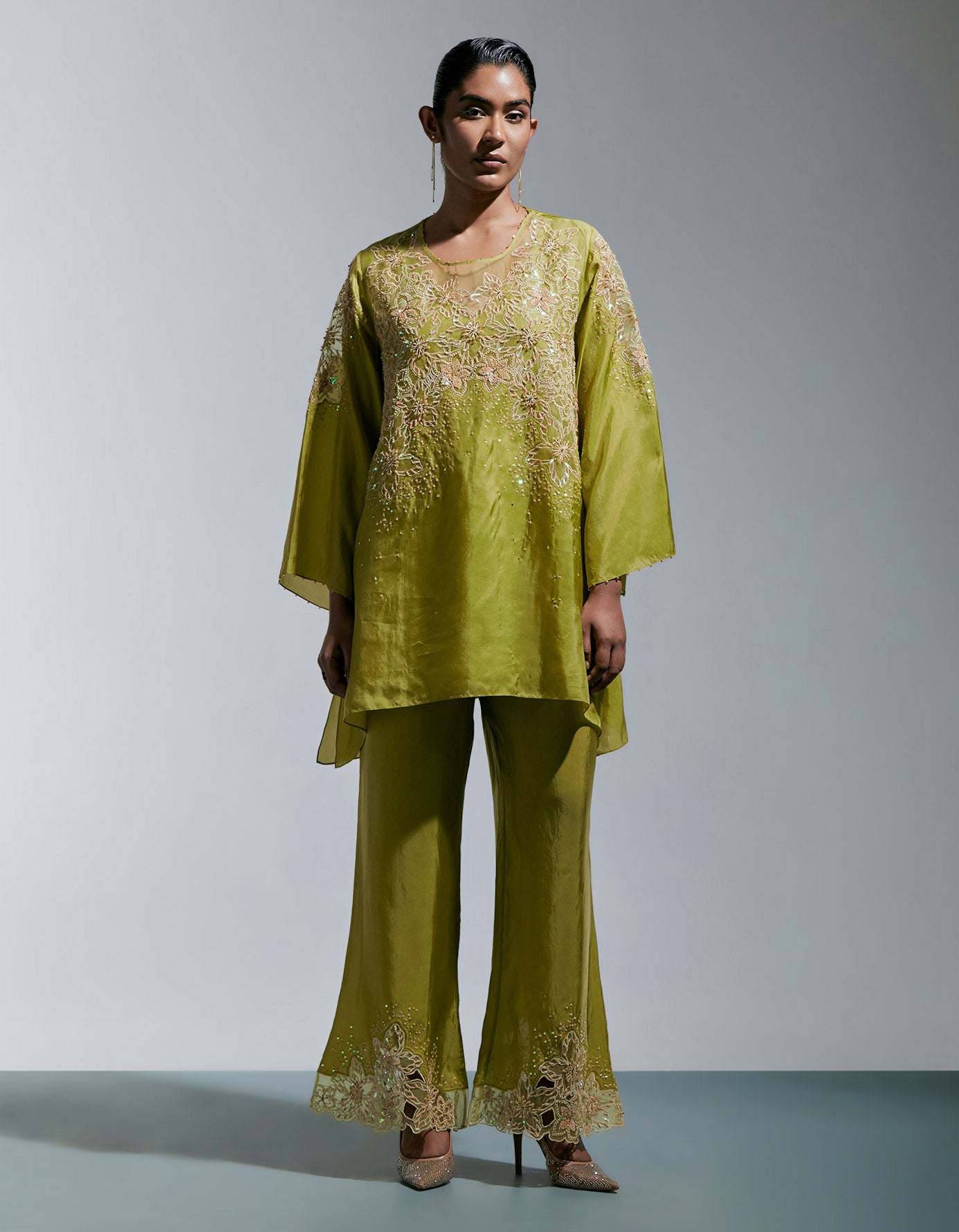 Henna Silk Co-ord Set