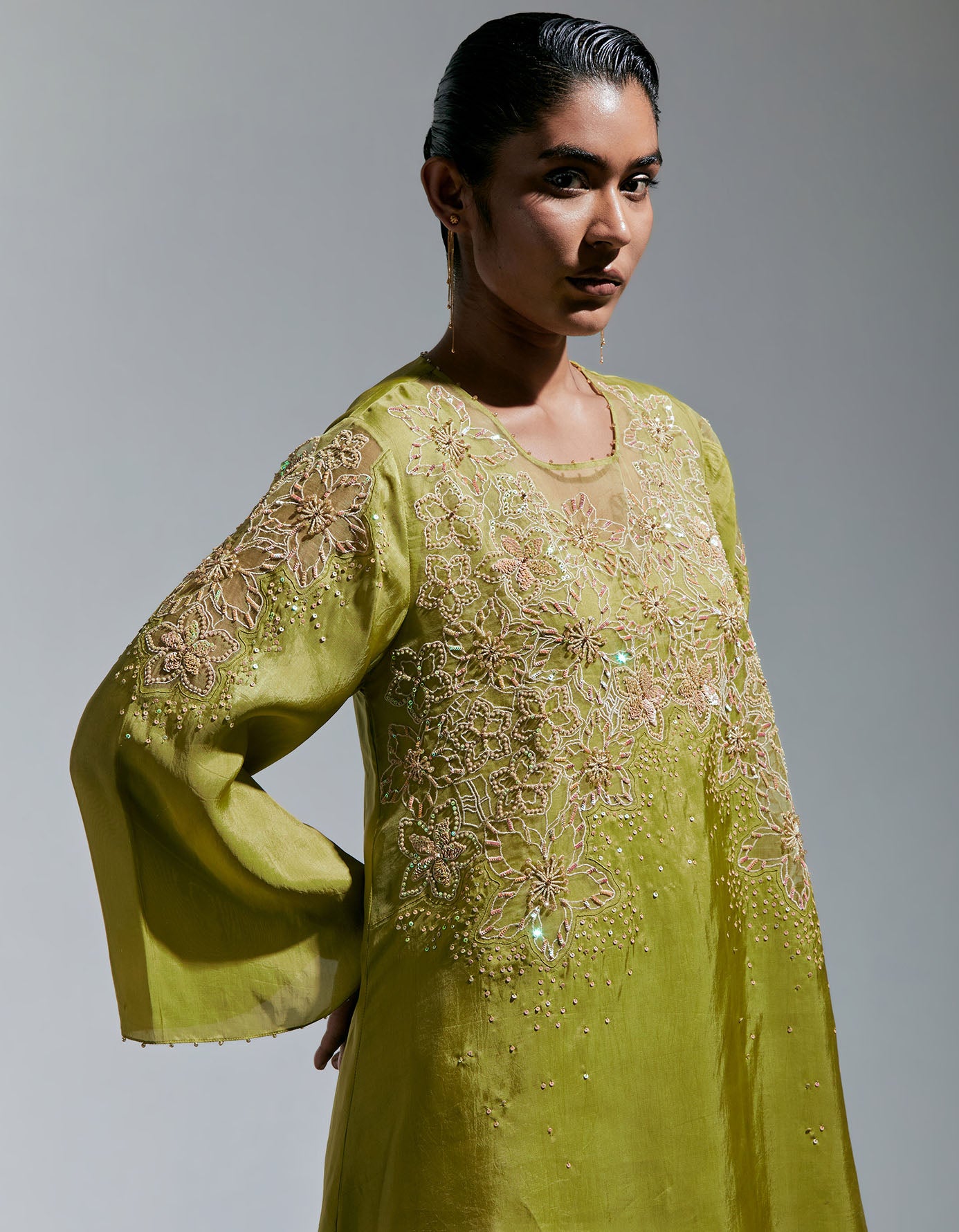 Henna Silk Co-ord Set