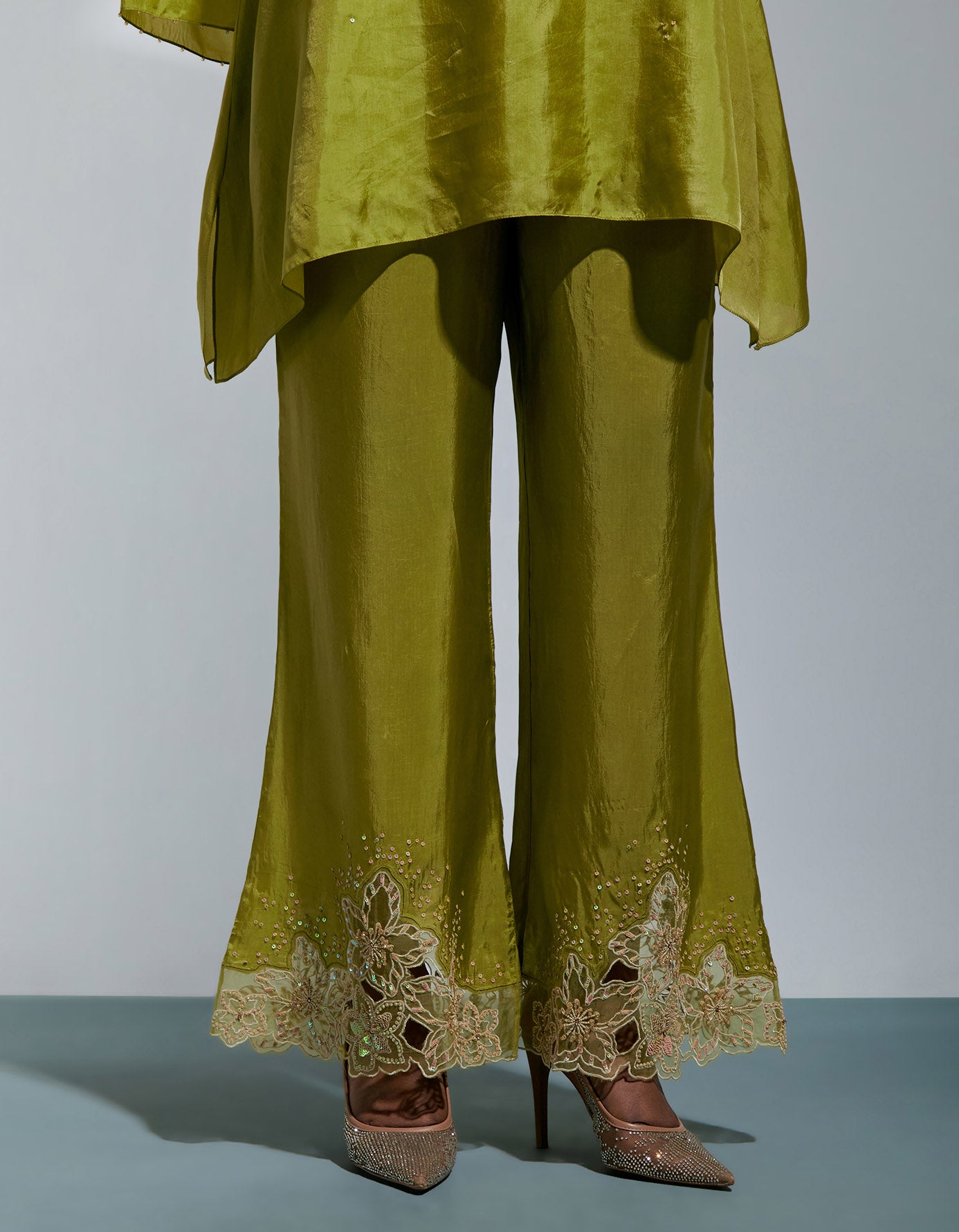 Henna Silk Co-ord Set