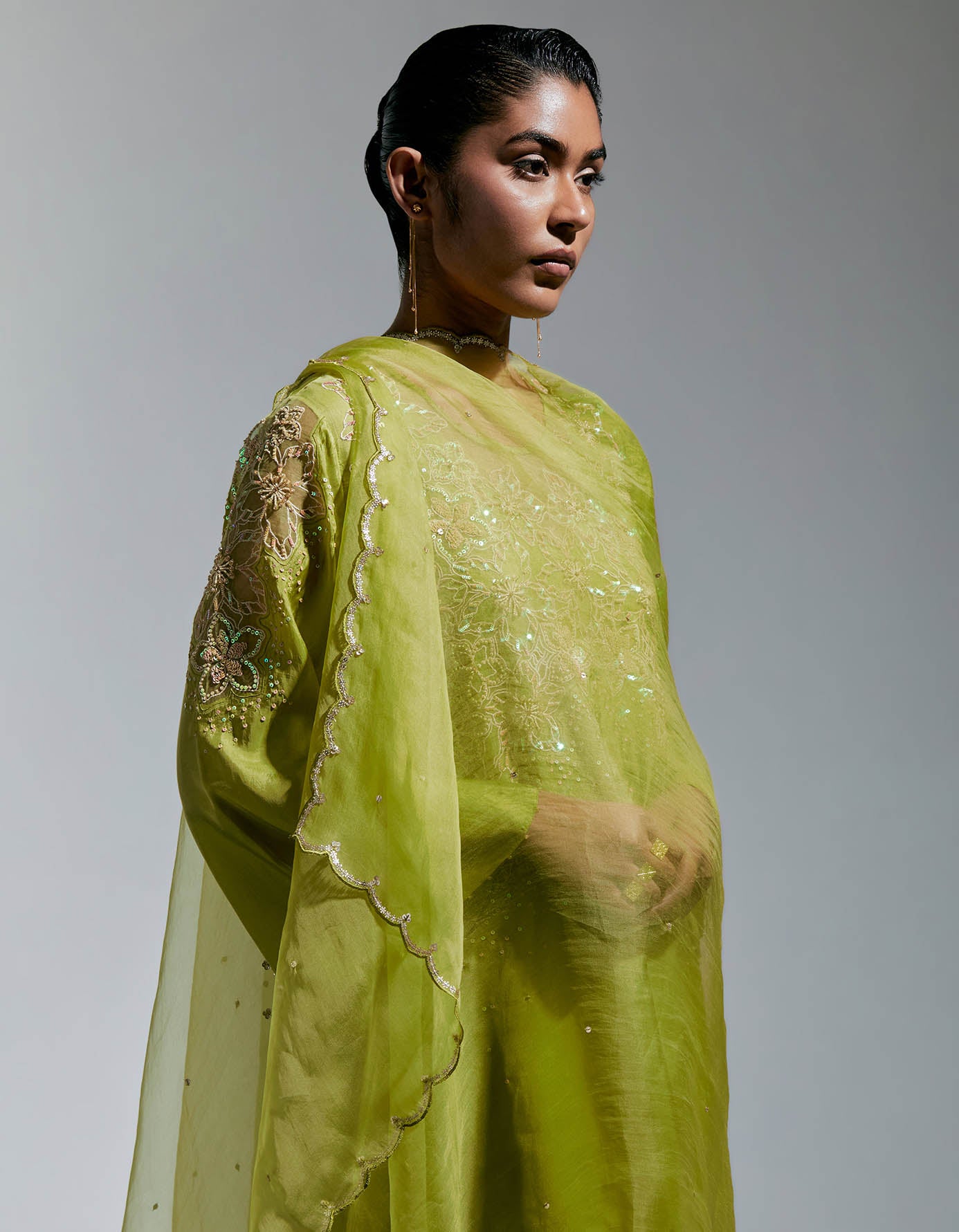 Henna Organza Dupatta
