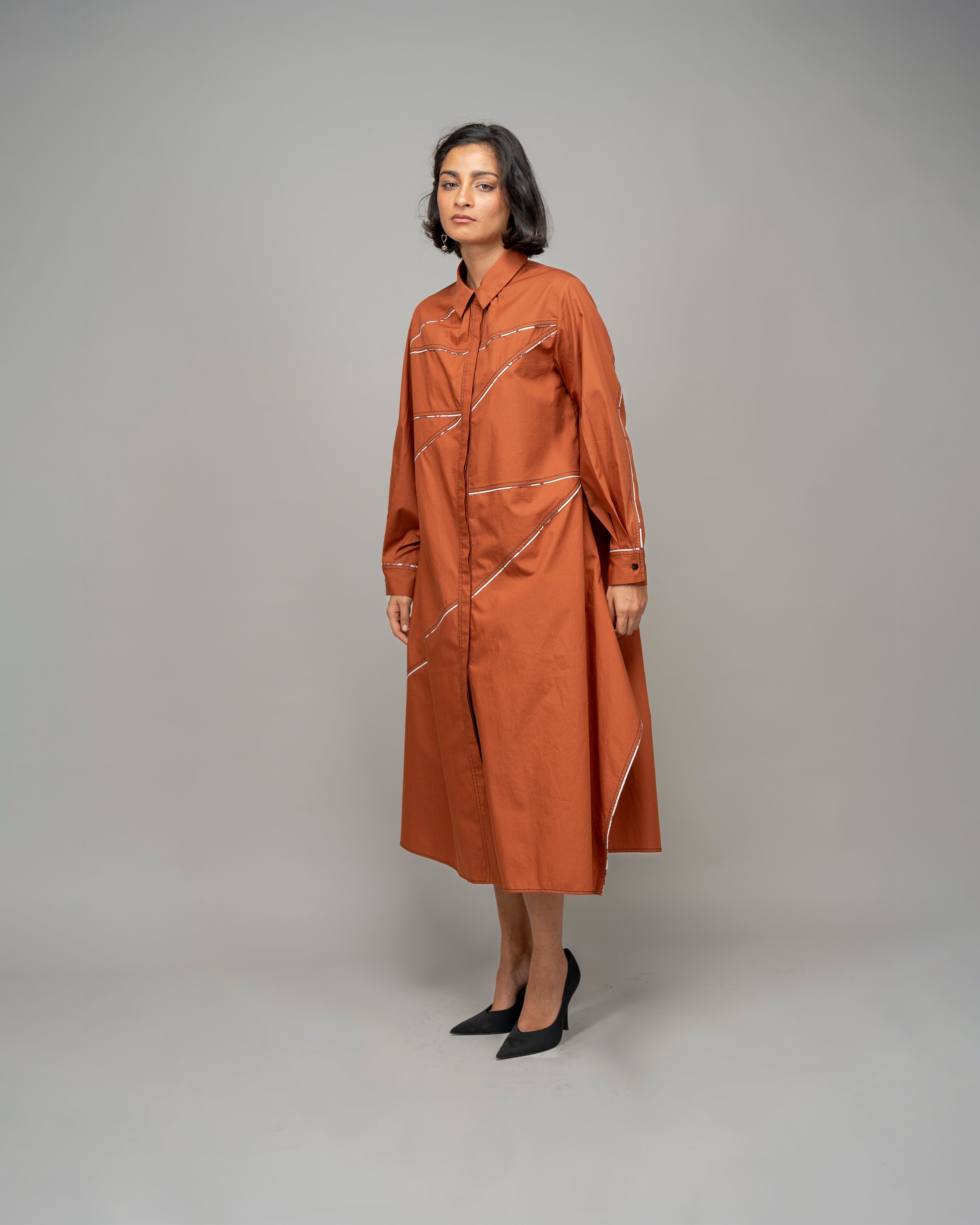 Berg Asymmetrical Shirt Dress