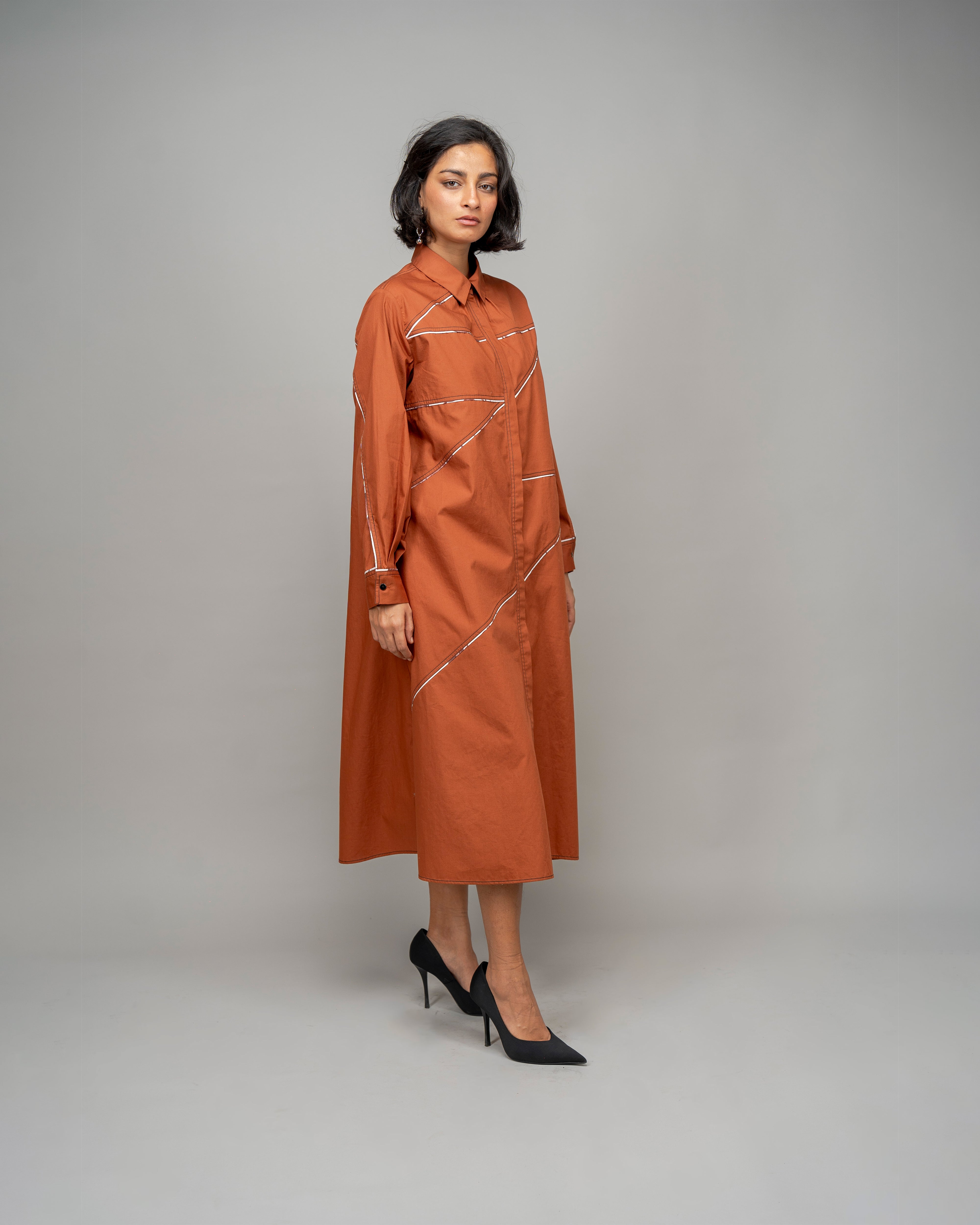Berg Asymmetrical Shirt Dress