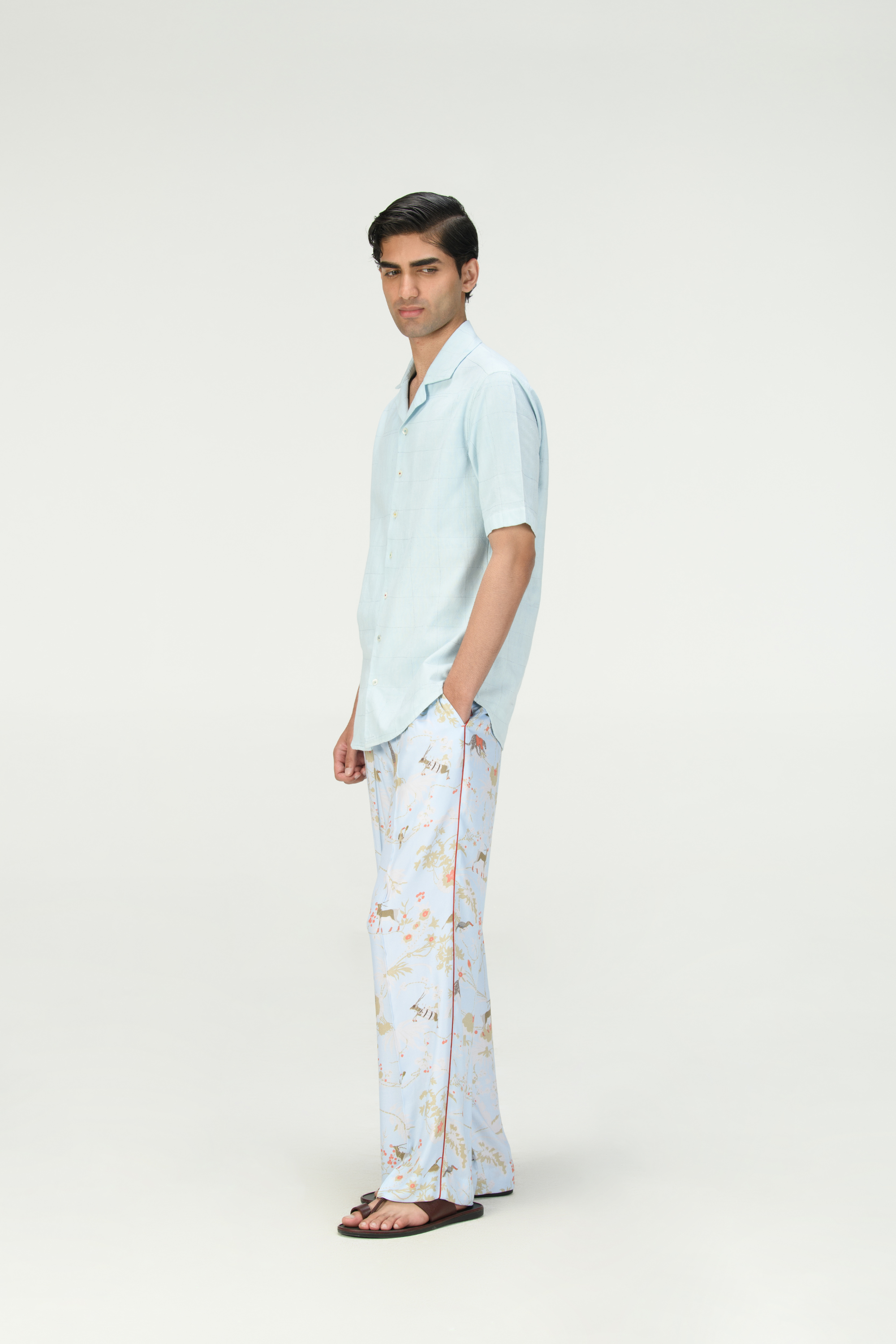 Silk discount floral pyjamas