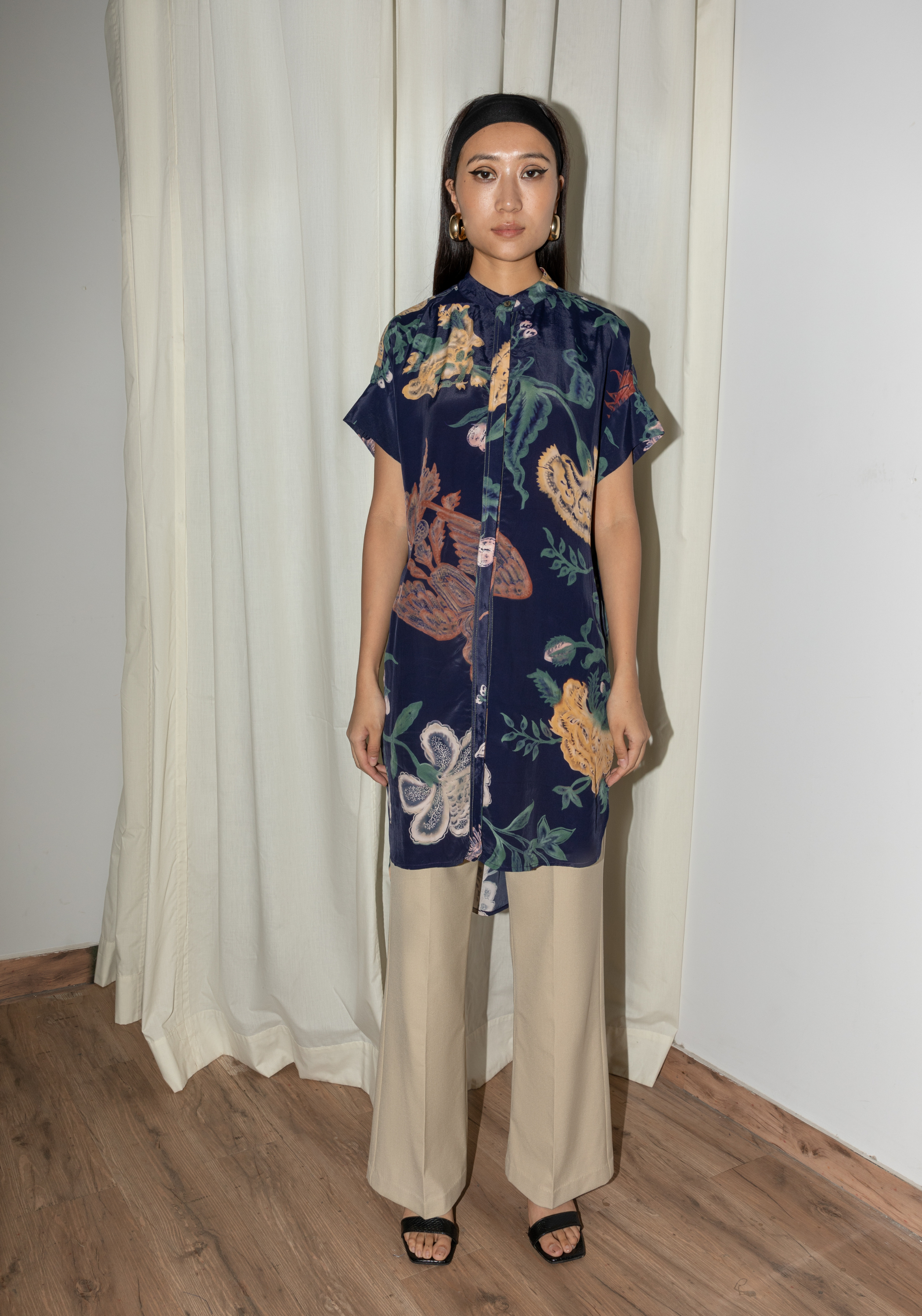 Evening Bloom High Low Shirt