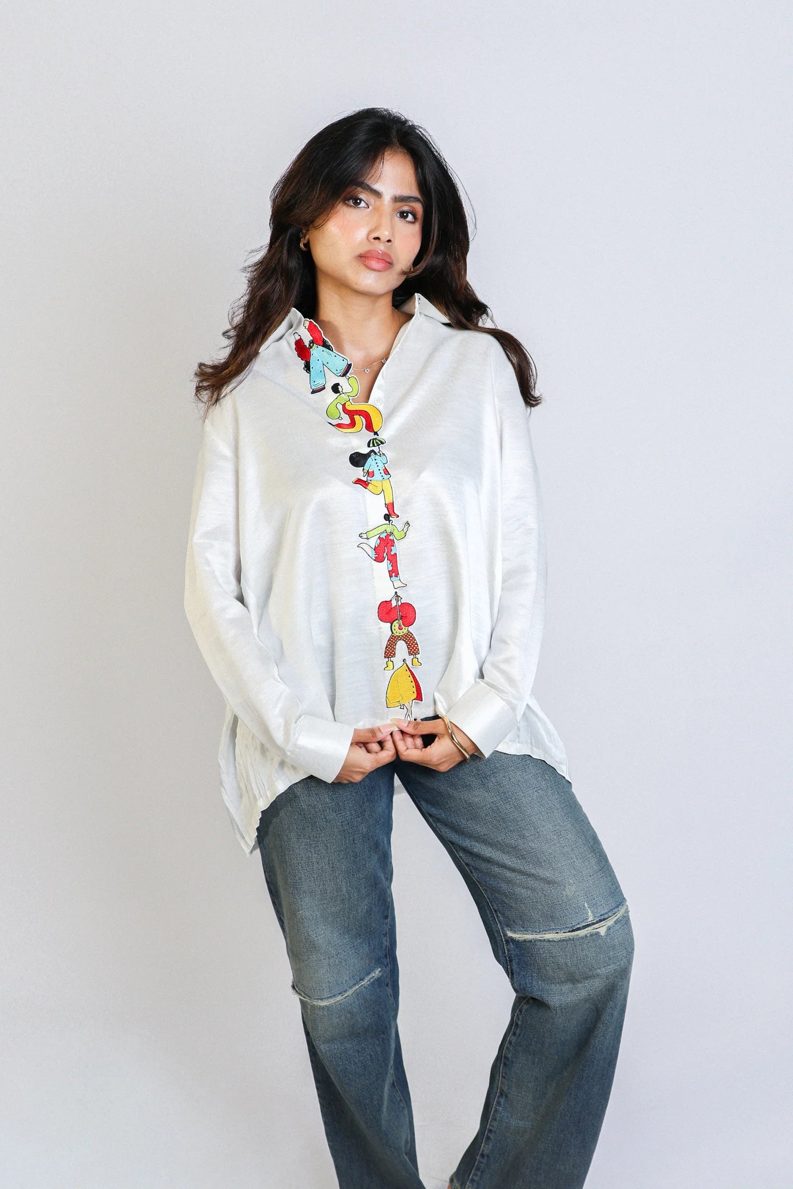 Stamped Placket Shirt