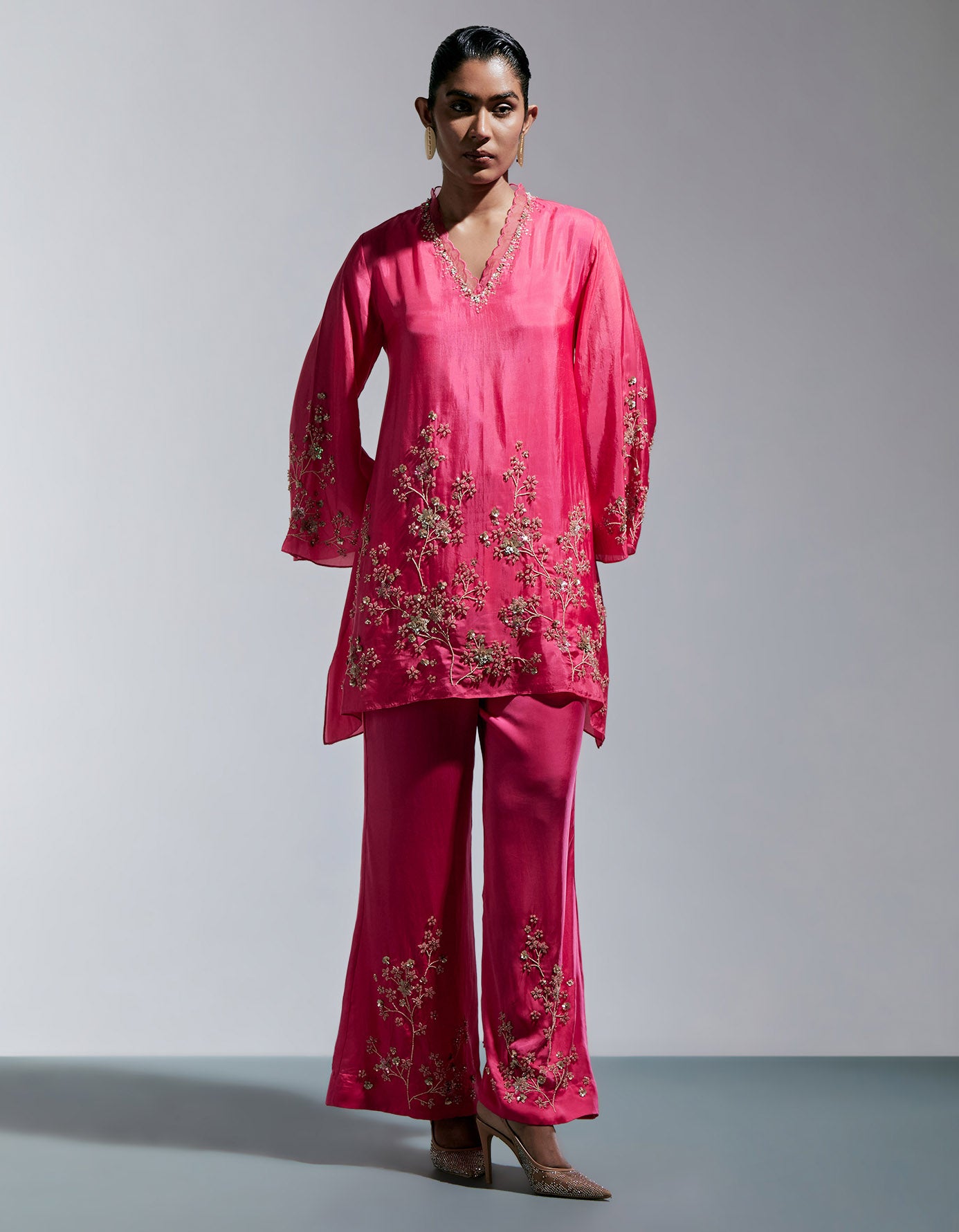 Raspberry Salwar Set