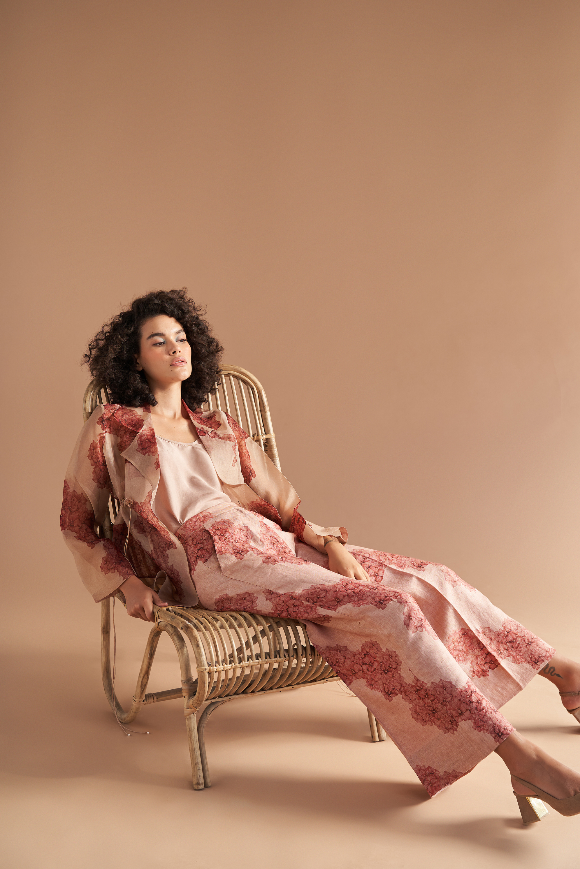 Fiesta Drawstring Jacket with Fiesta Linen Pants