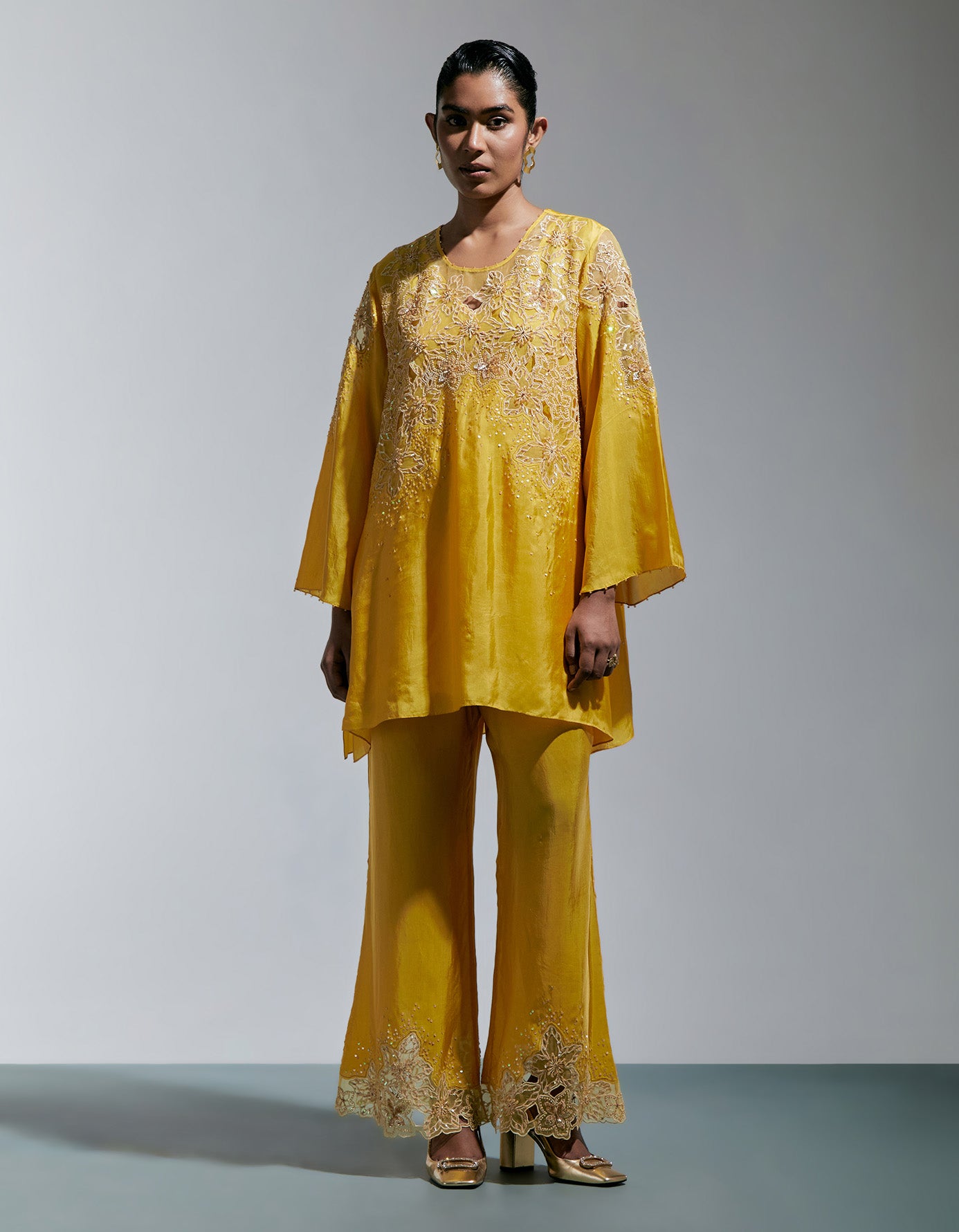 Amber Silk Co-ord Set