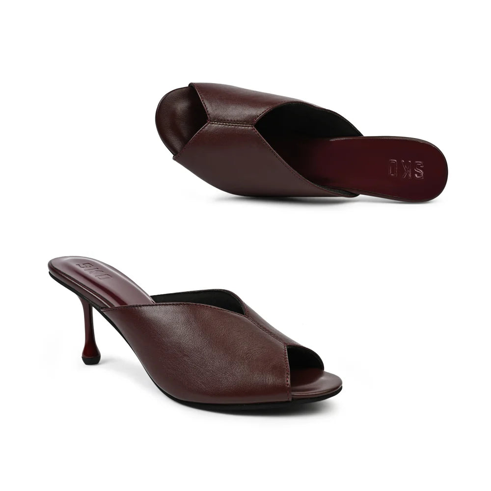 Maura Maroon Heel