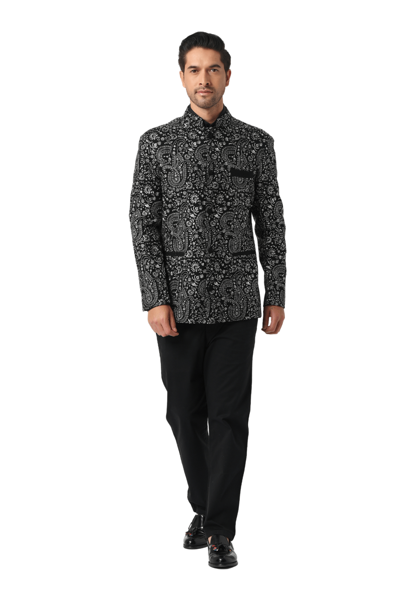 Paisley Embroidered Bandhgala