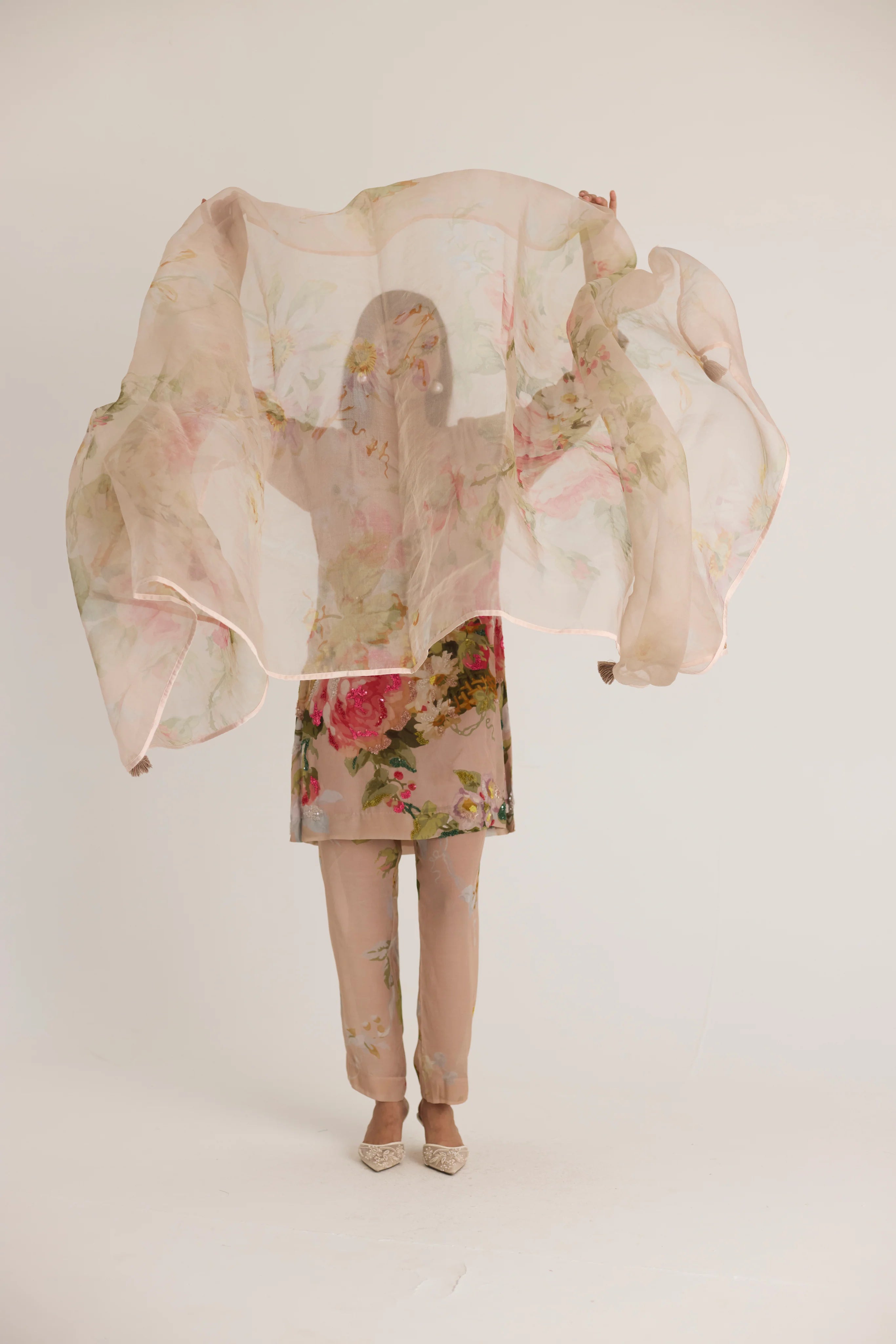 Hazel Organza Dupatta