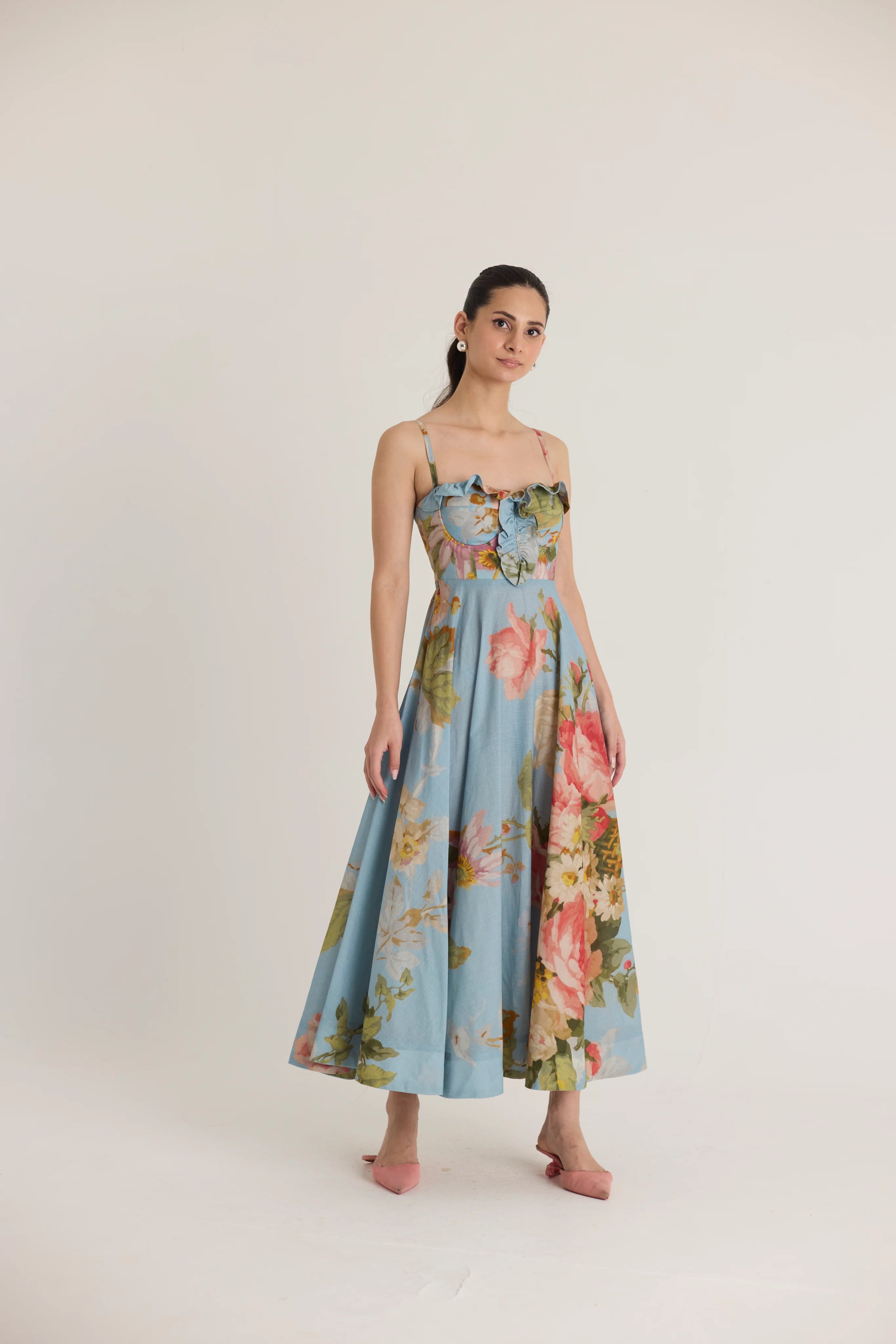 Taffy Cotton Frills Dress