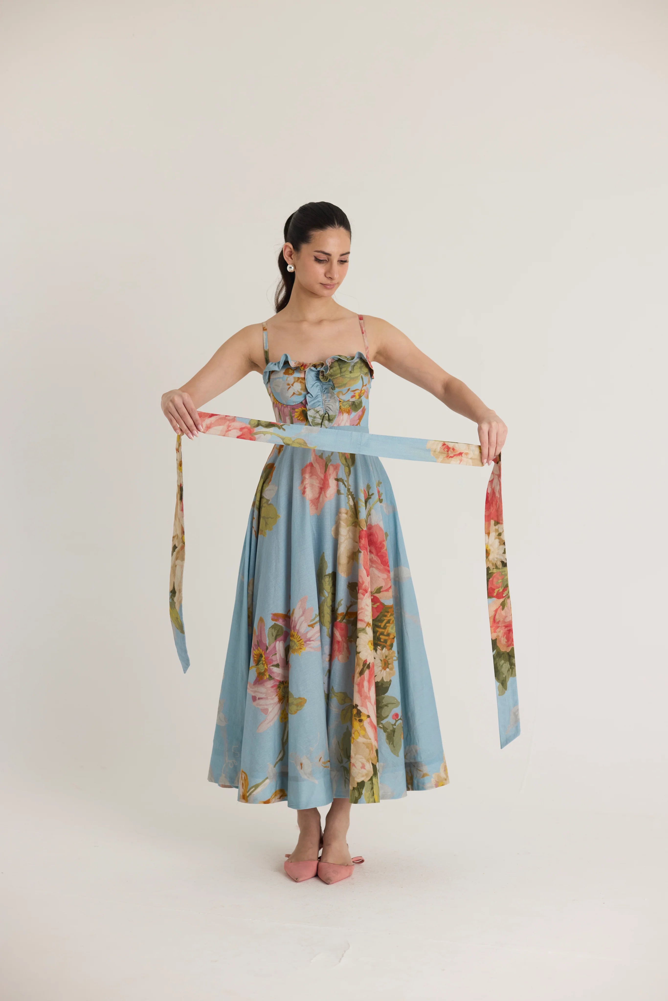 Taffy Cotton Frills Dress