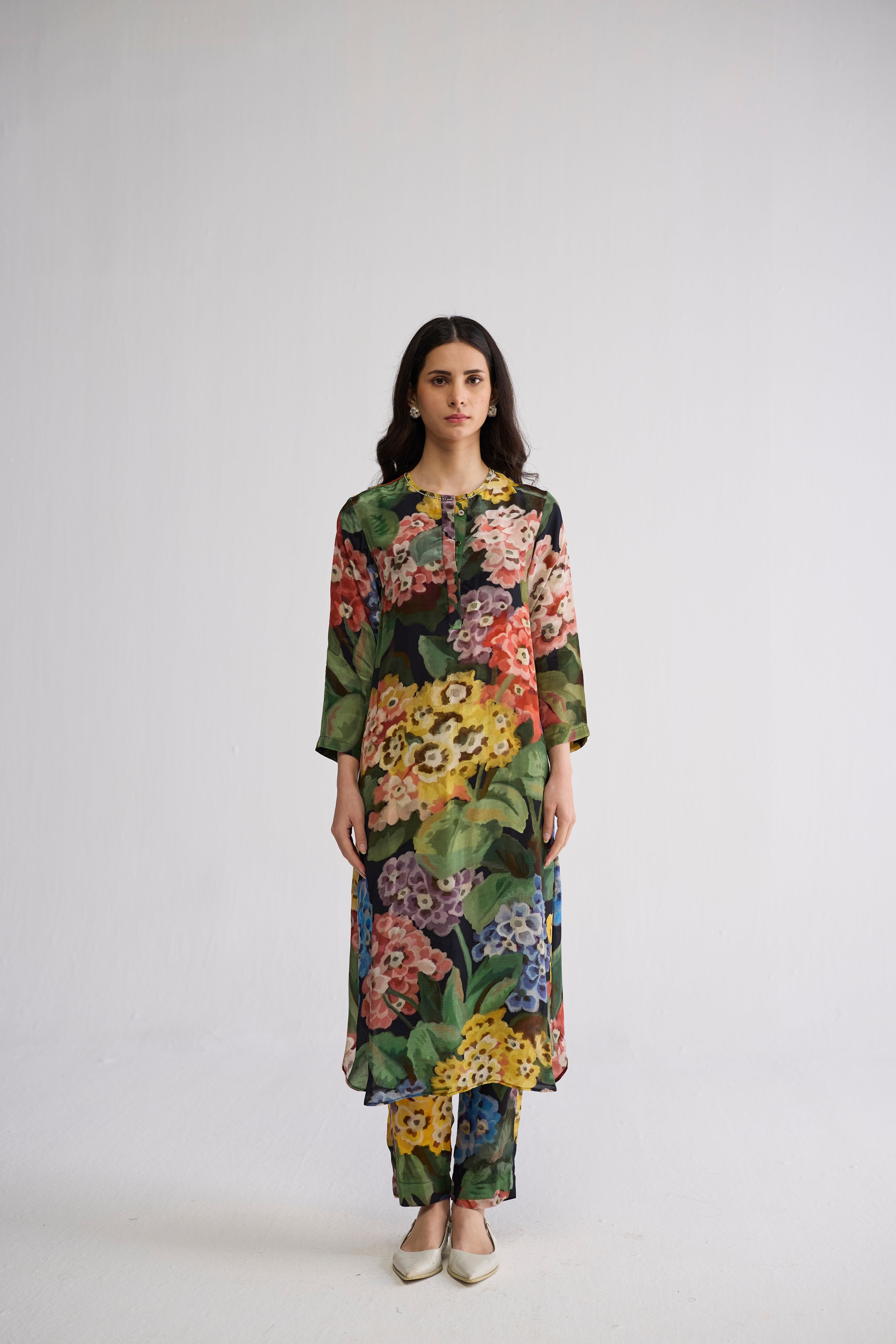 Rain Long Kurta Set