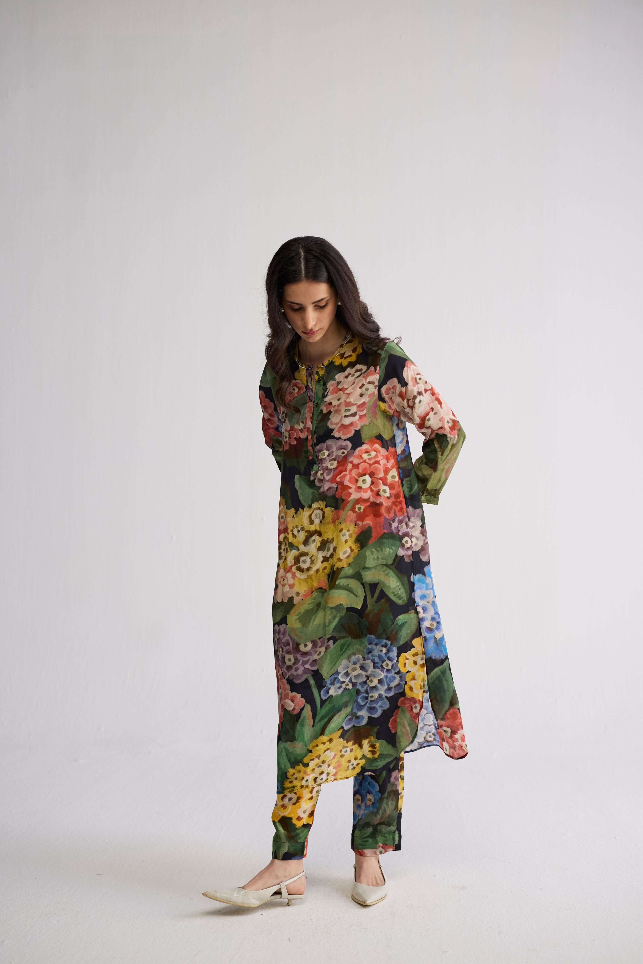 Rain Long Kurta Set