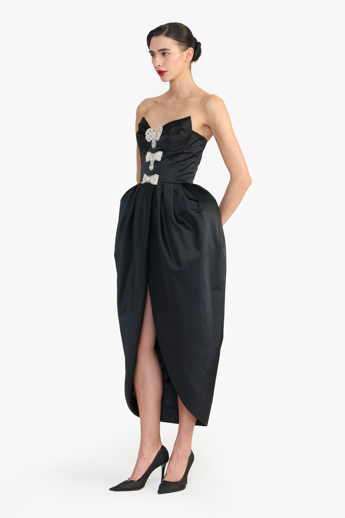 Sculpted Strapless Dress