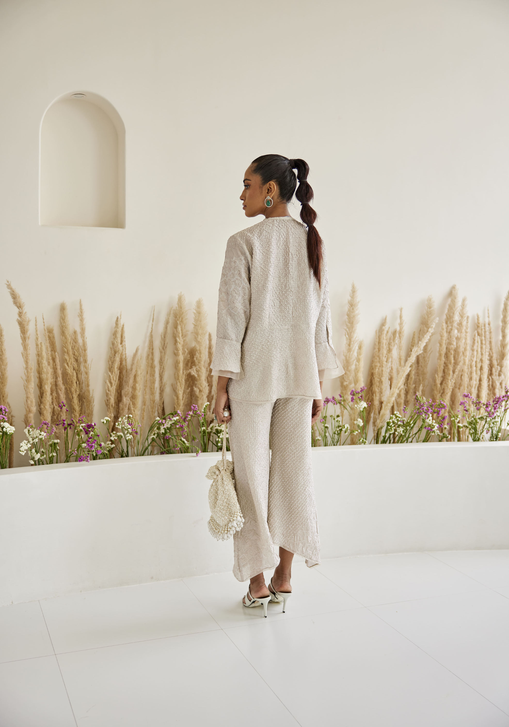 Artisana Bandhani Wing Palazzos