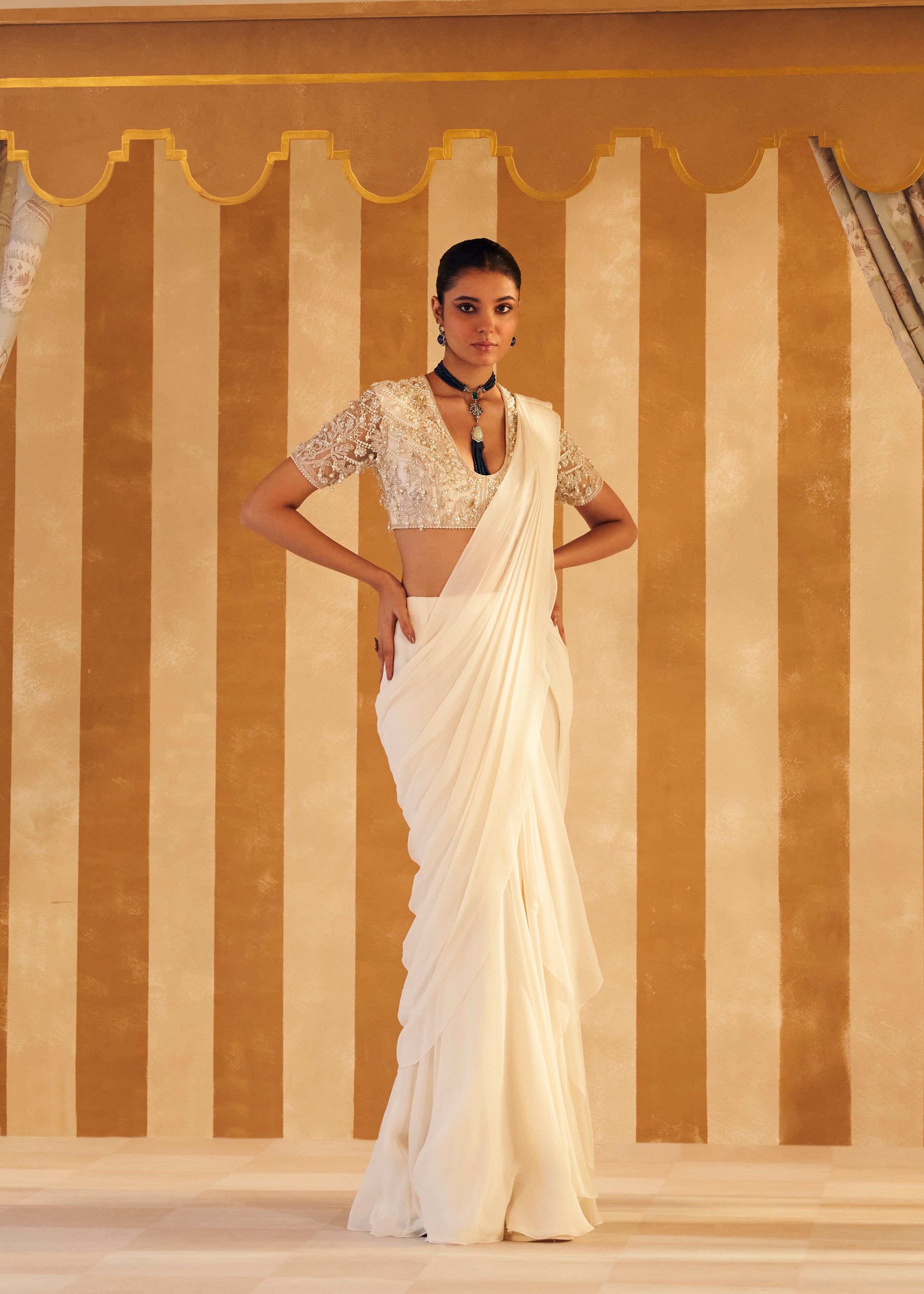 Naqaa Saree Set