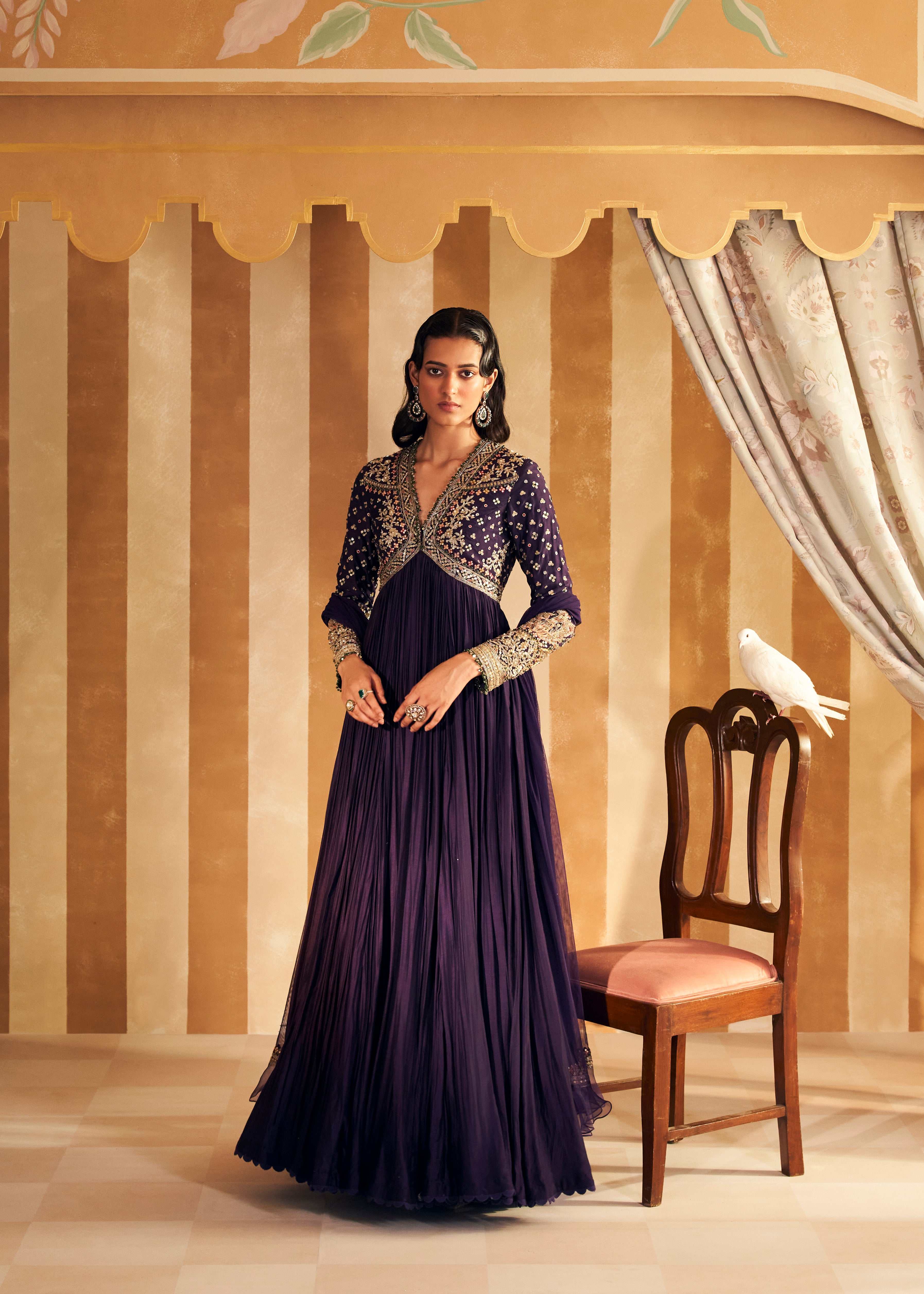 Fanon Anarkali Set