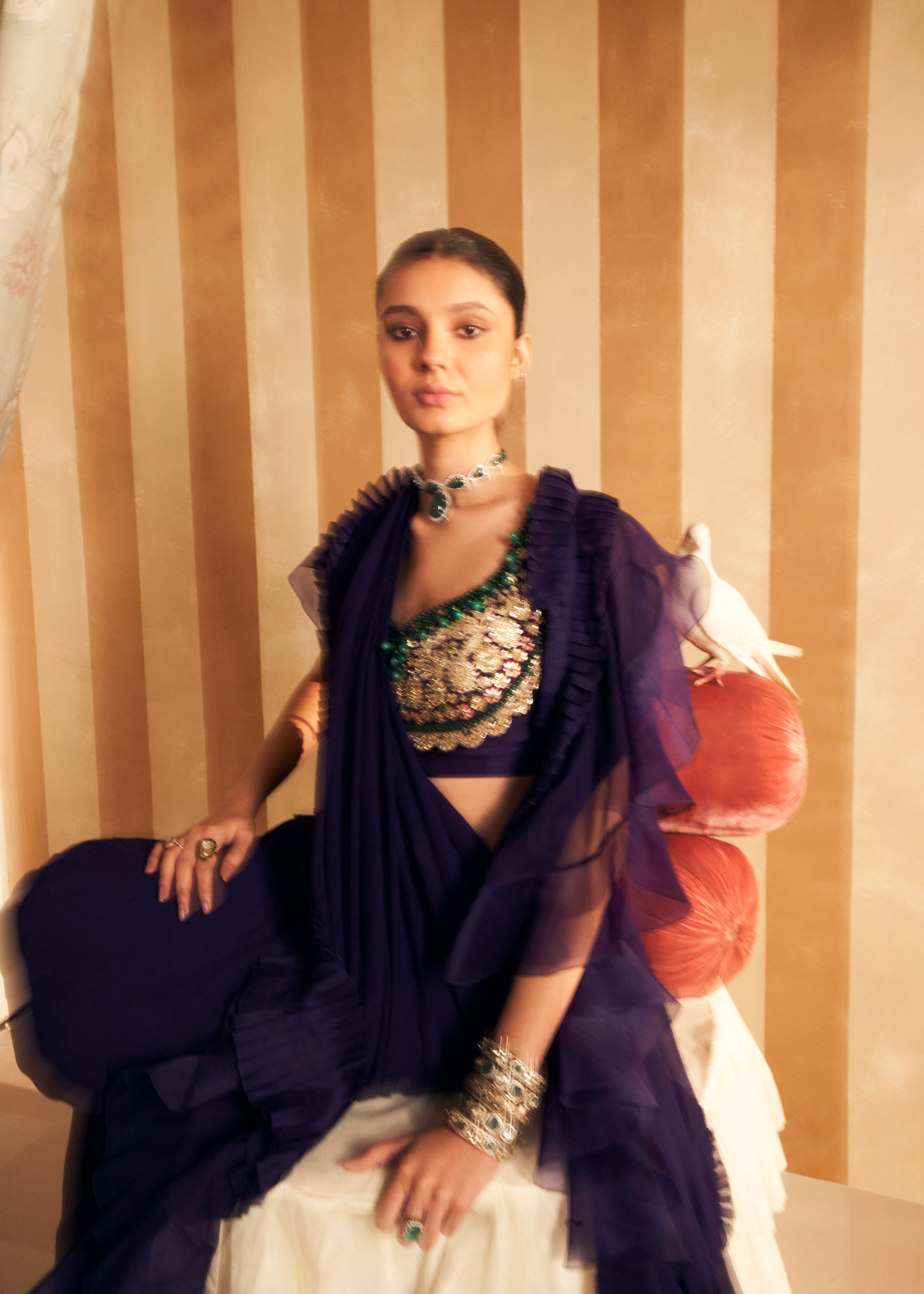 Naghma Saree Set