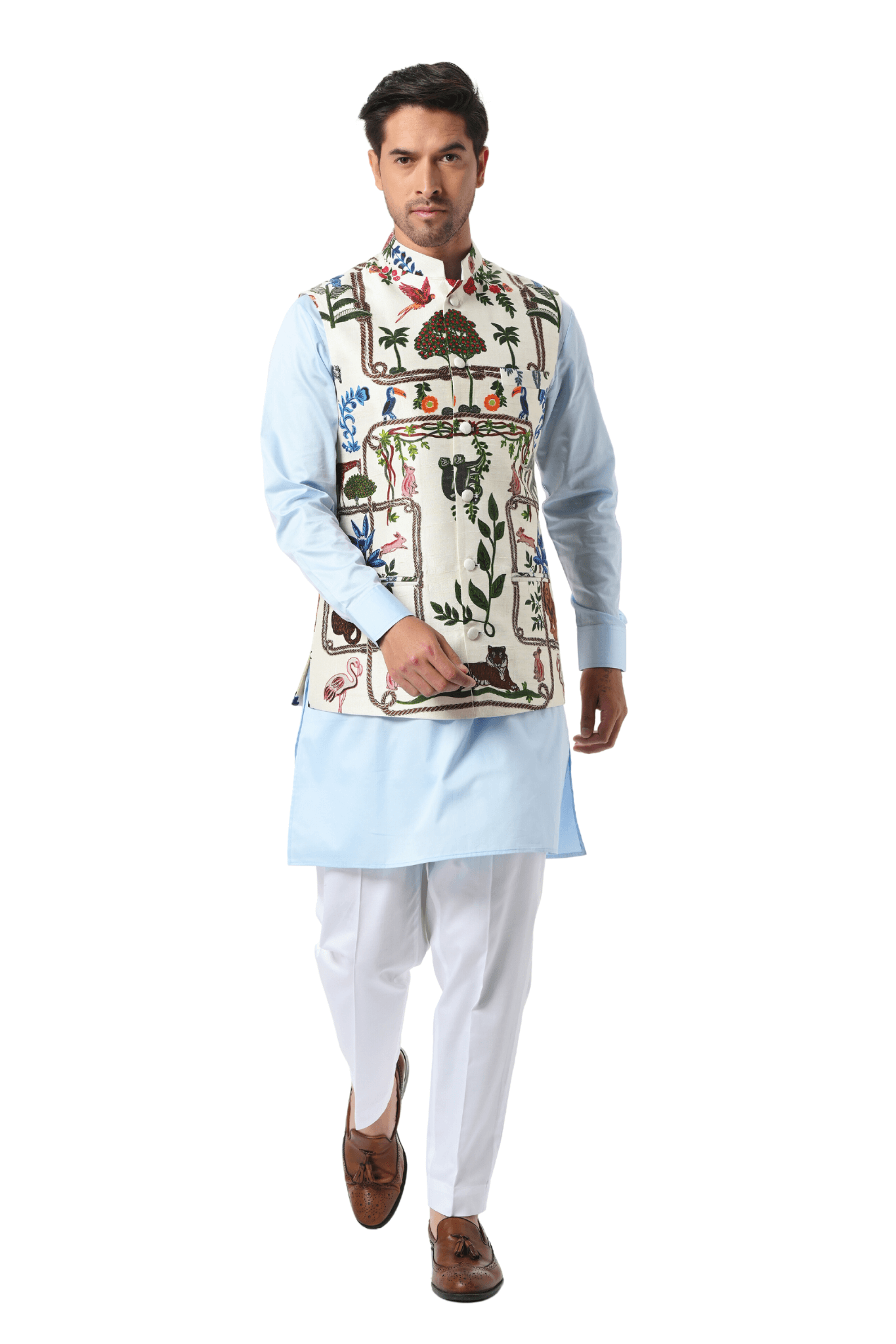 Safari Pure Silk Kalamkari Bandi Jacket